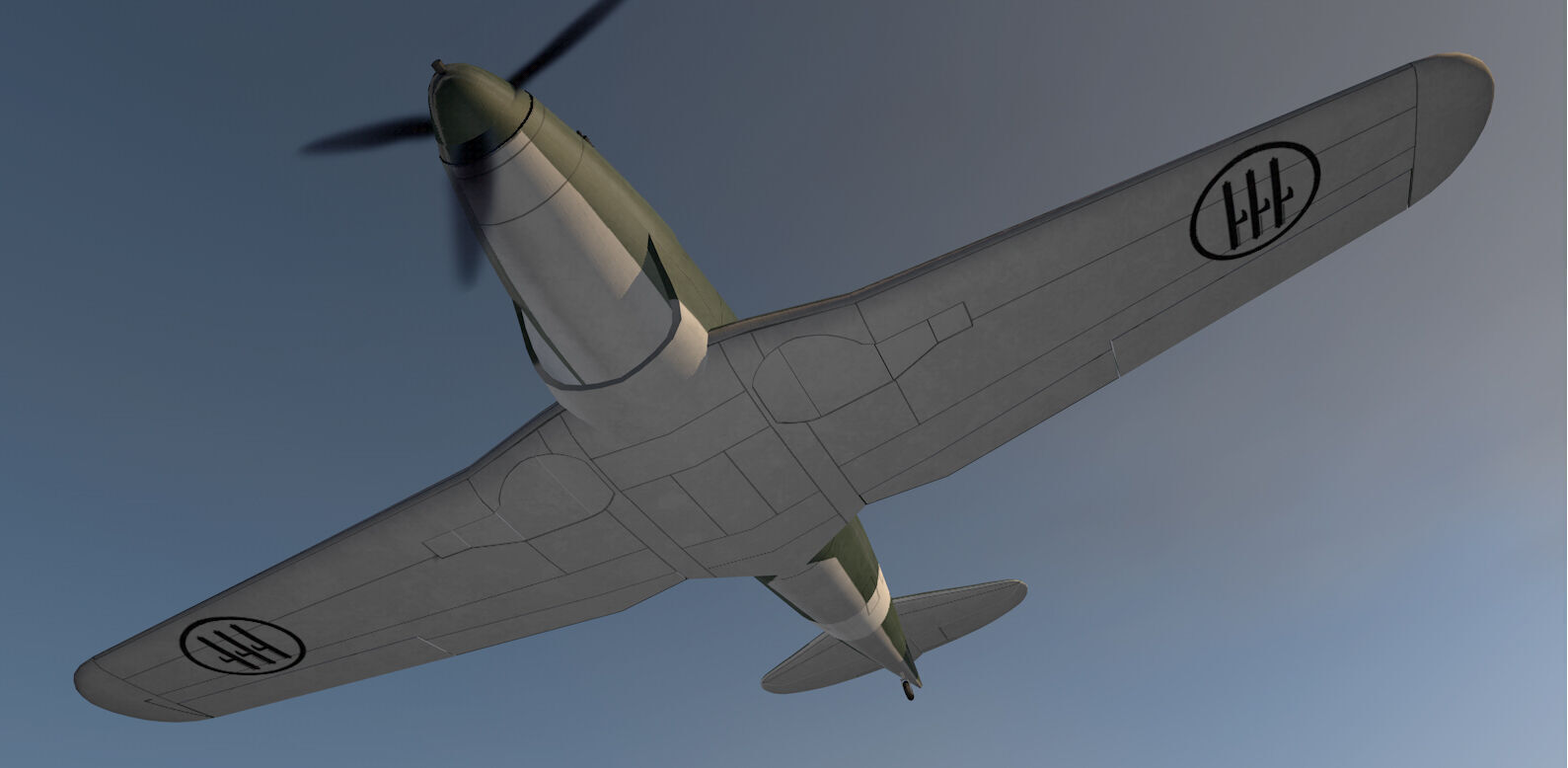 Piaggio P-119 3D model_11