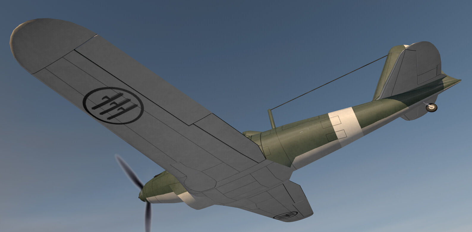 Piaggio P-119 3D model_12