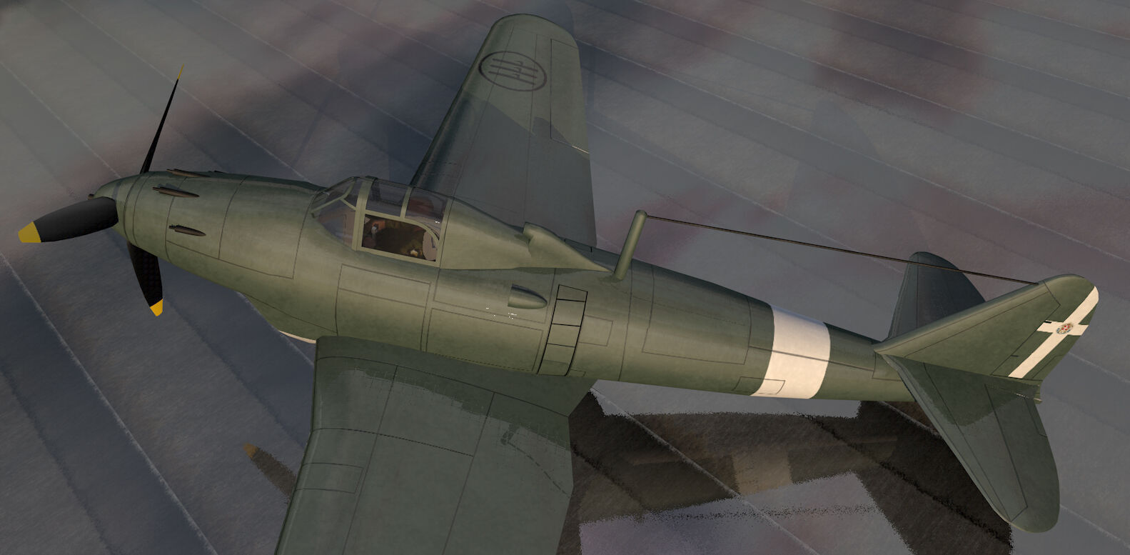 Piaggio P-119 3D model_3