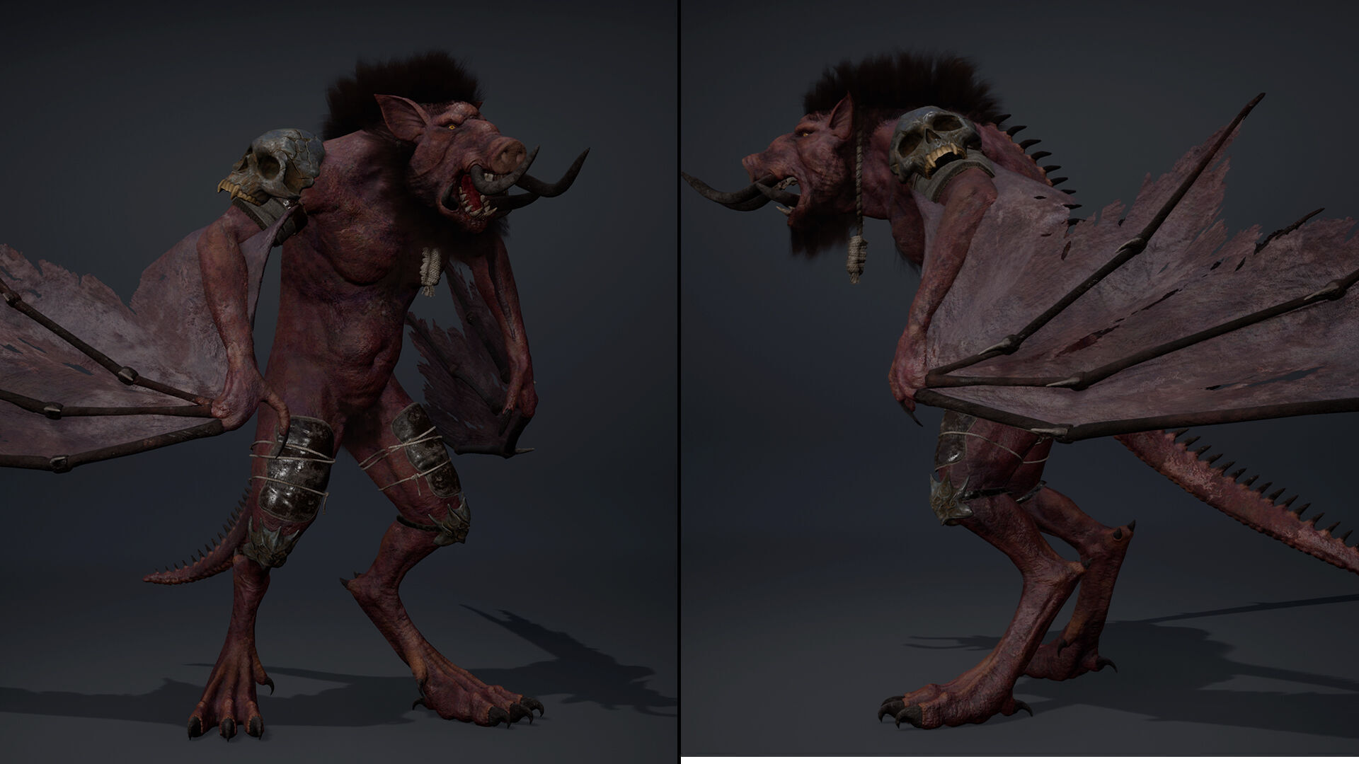 Thunderfang 2 Brutal Low-poly 3D model_8