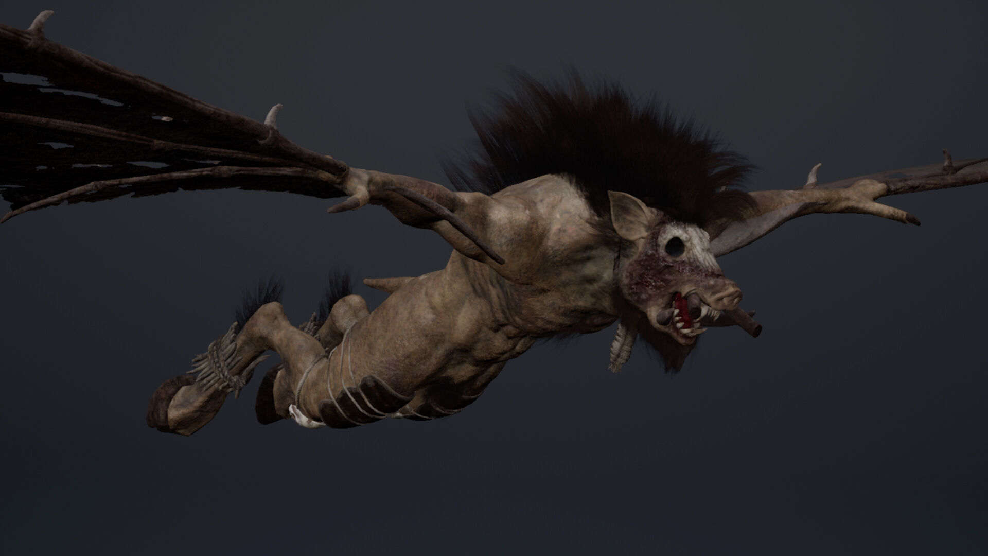 Thunderfang 1 Brutal Low-poly 3D model_10