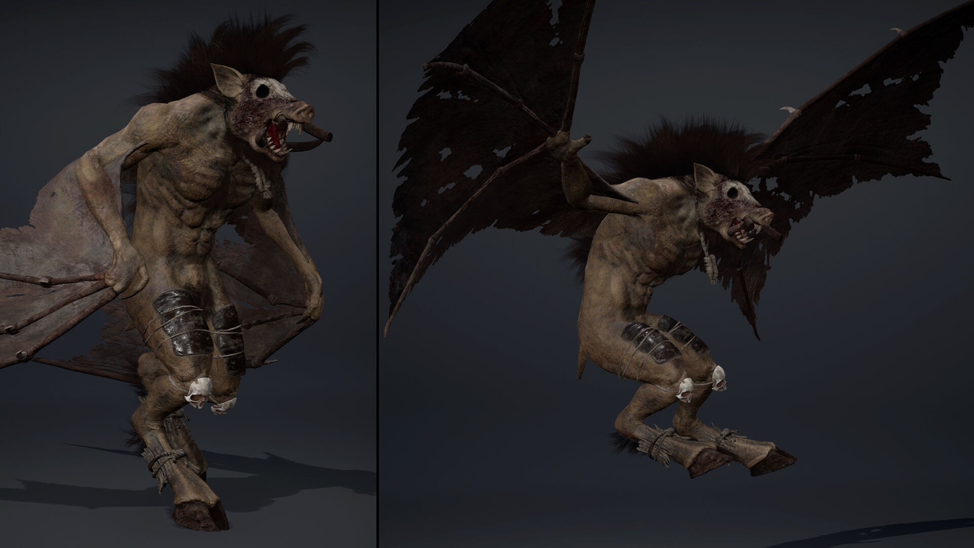 Thunderfang 1 Brutal Low-poly 3D model_8