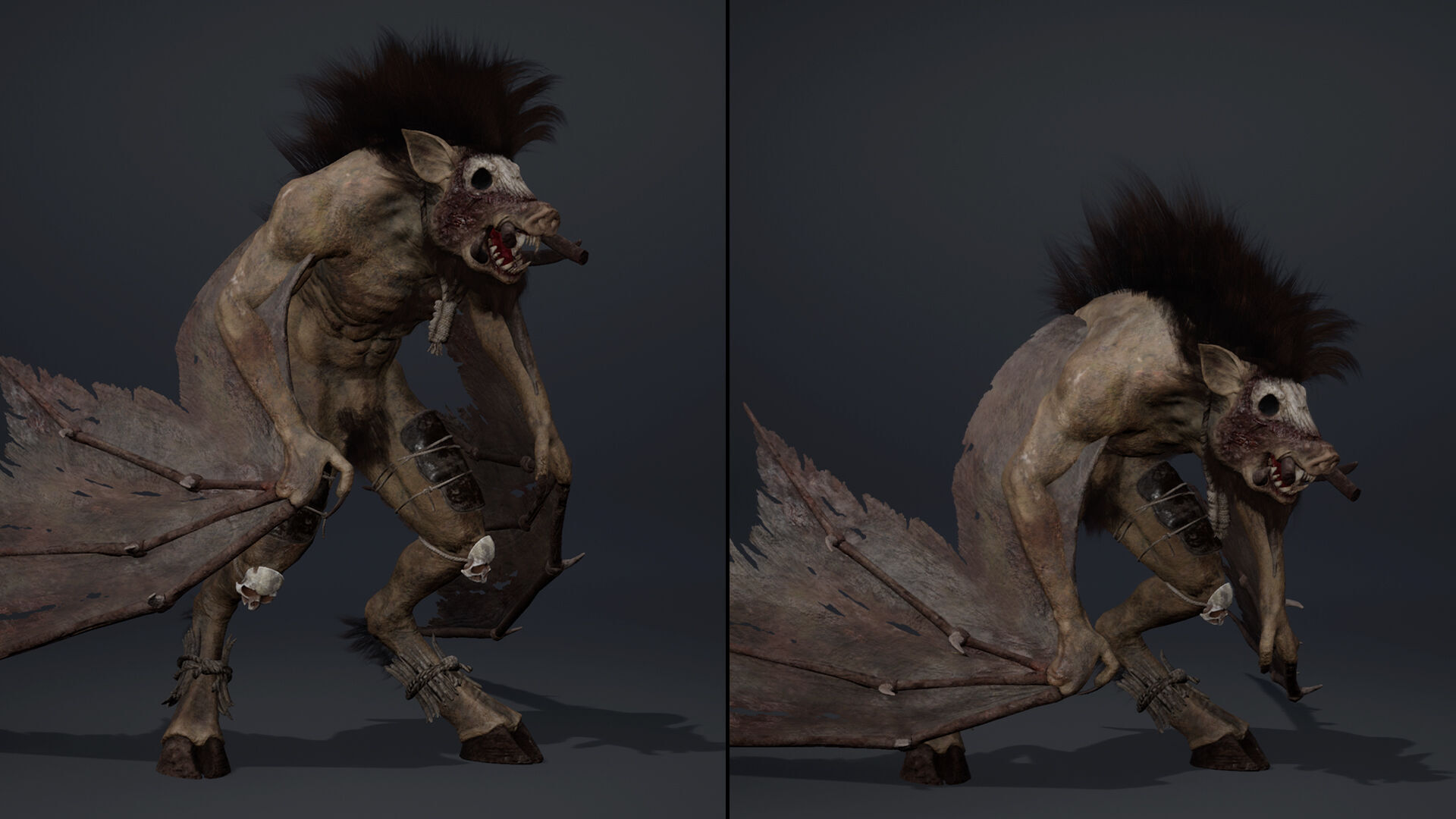 Thunderfang 1 Brutal Low-poly 3D model_12