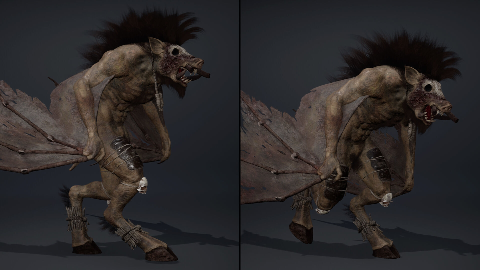 Thunderfang 1 Brutal Low-poly 3D model_11