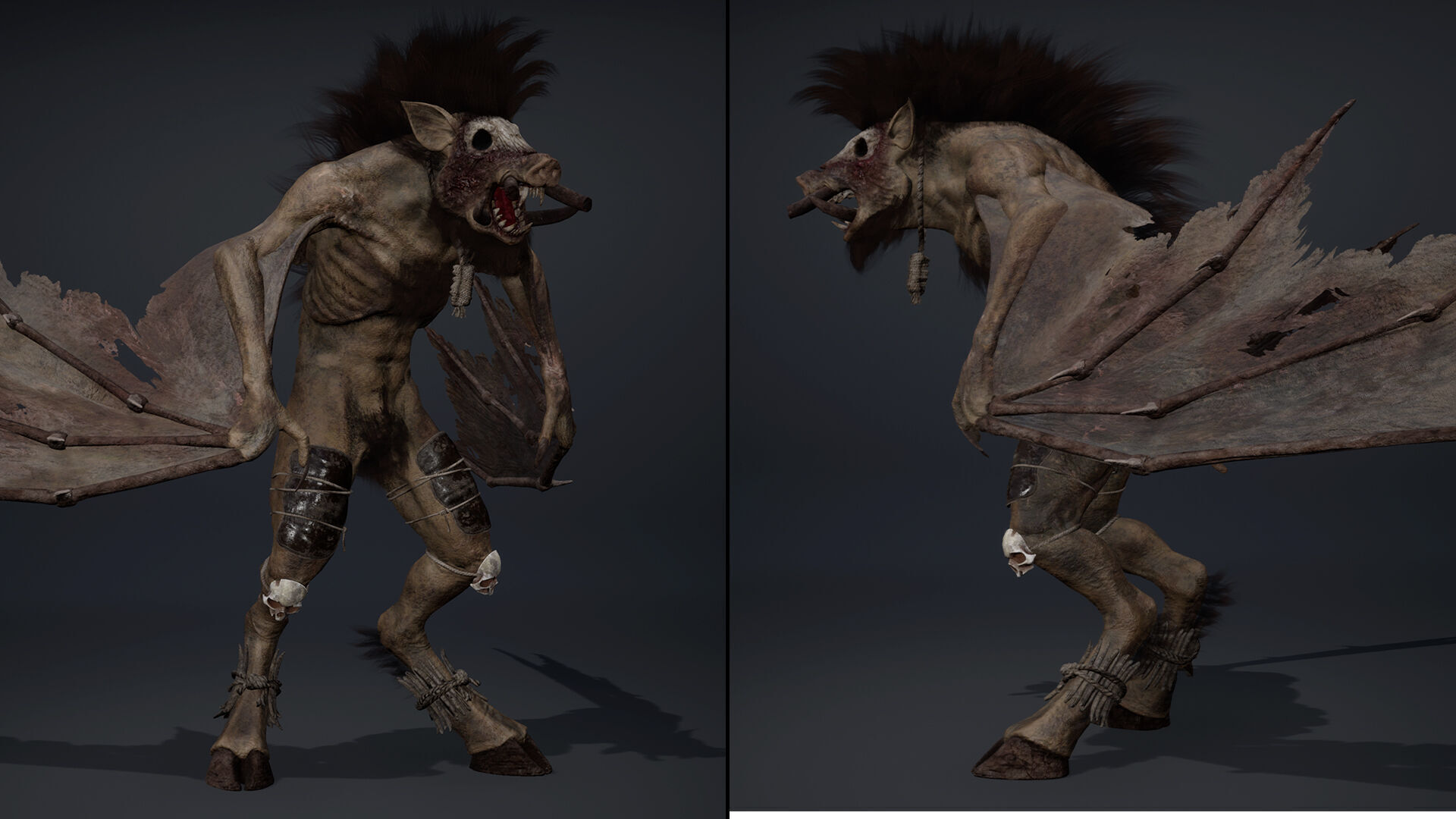 Thunderfang 1 Low-poly 3D model_9