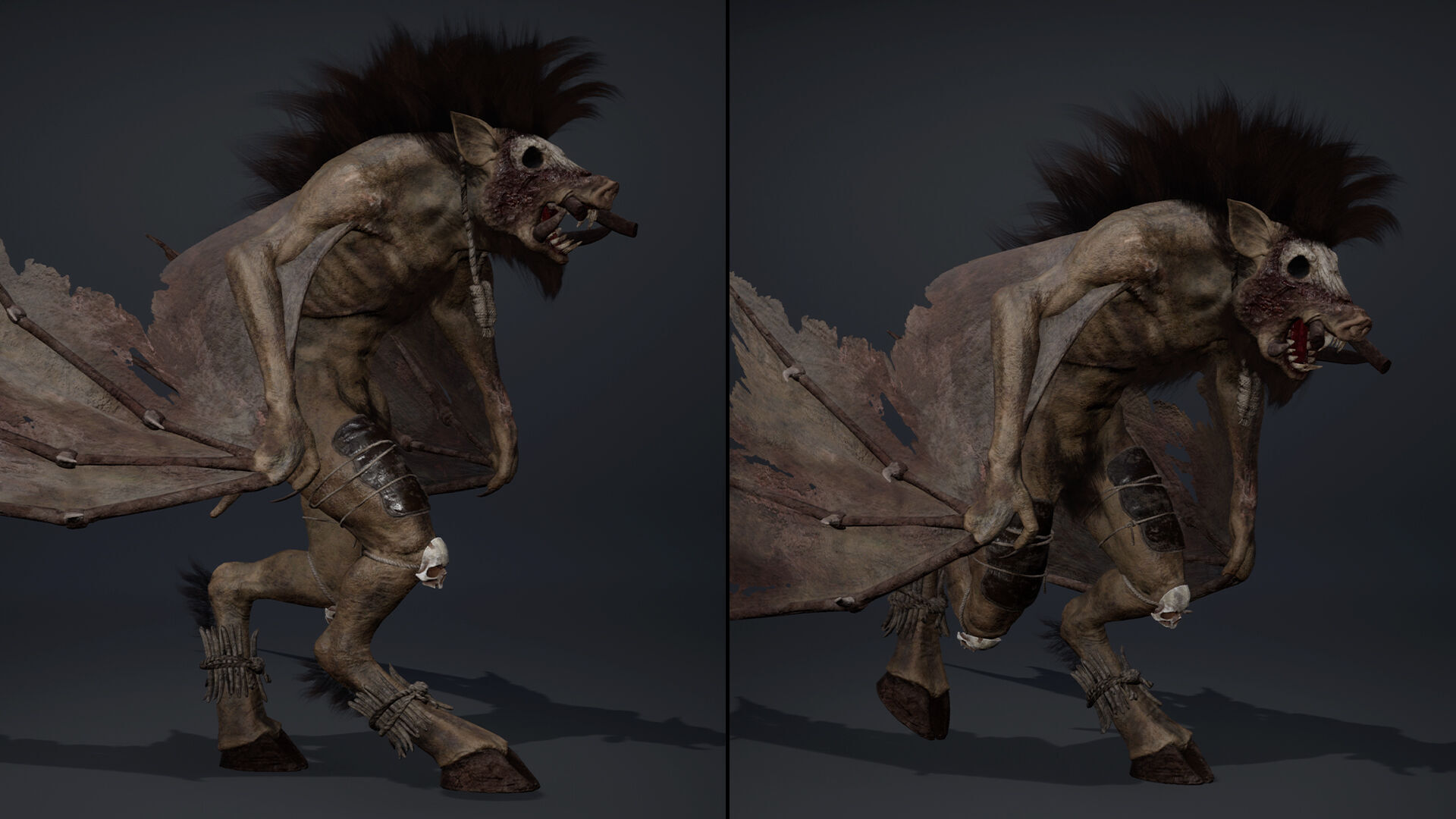 Thunderfang 1 Low-poly 3D model_10