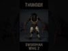 Thunder Swordman Wing2 Low-poly 3D model_1