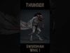 Thunder Swordman Wing1 Low-poly 3D model_1