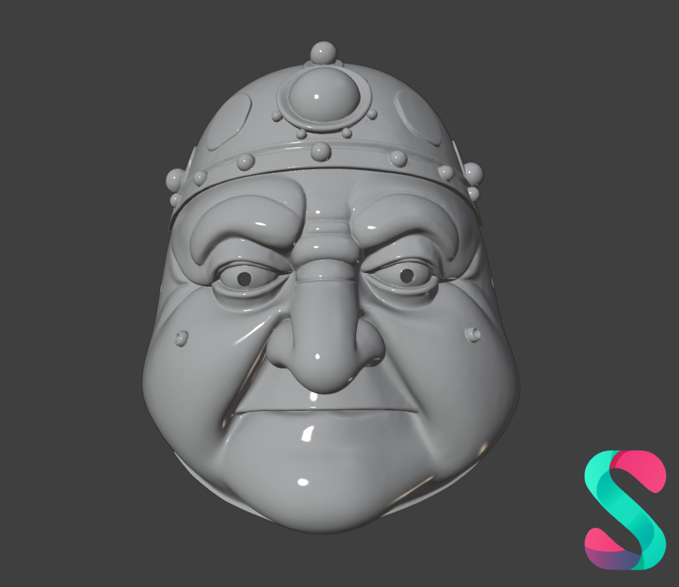 Goblin Warrior Wearable Face Mask 3D Printable STL 3D print model_5