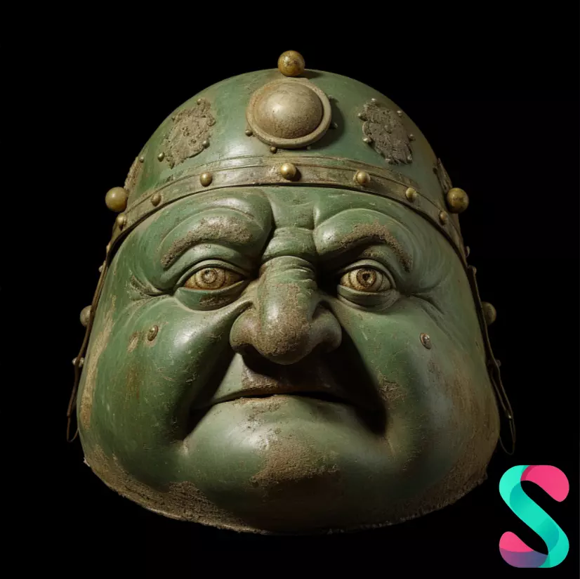 Goblin Warrior Wearable Face Mask 3D Printable STL 3D print model_0