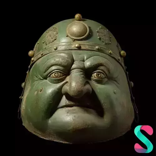 Goblin Warrior Wearable Face Mask 3D Printable STL 