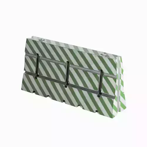 Dirty Traffic Barrier 04