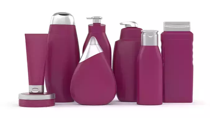 Plastic Bottle Collection 3D model