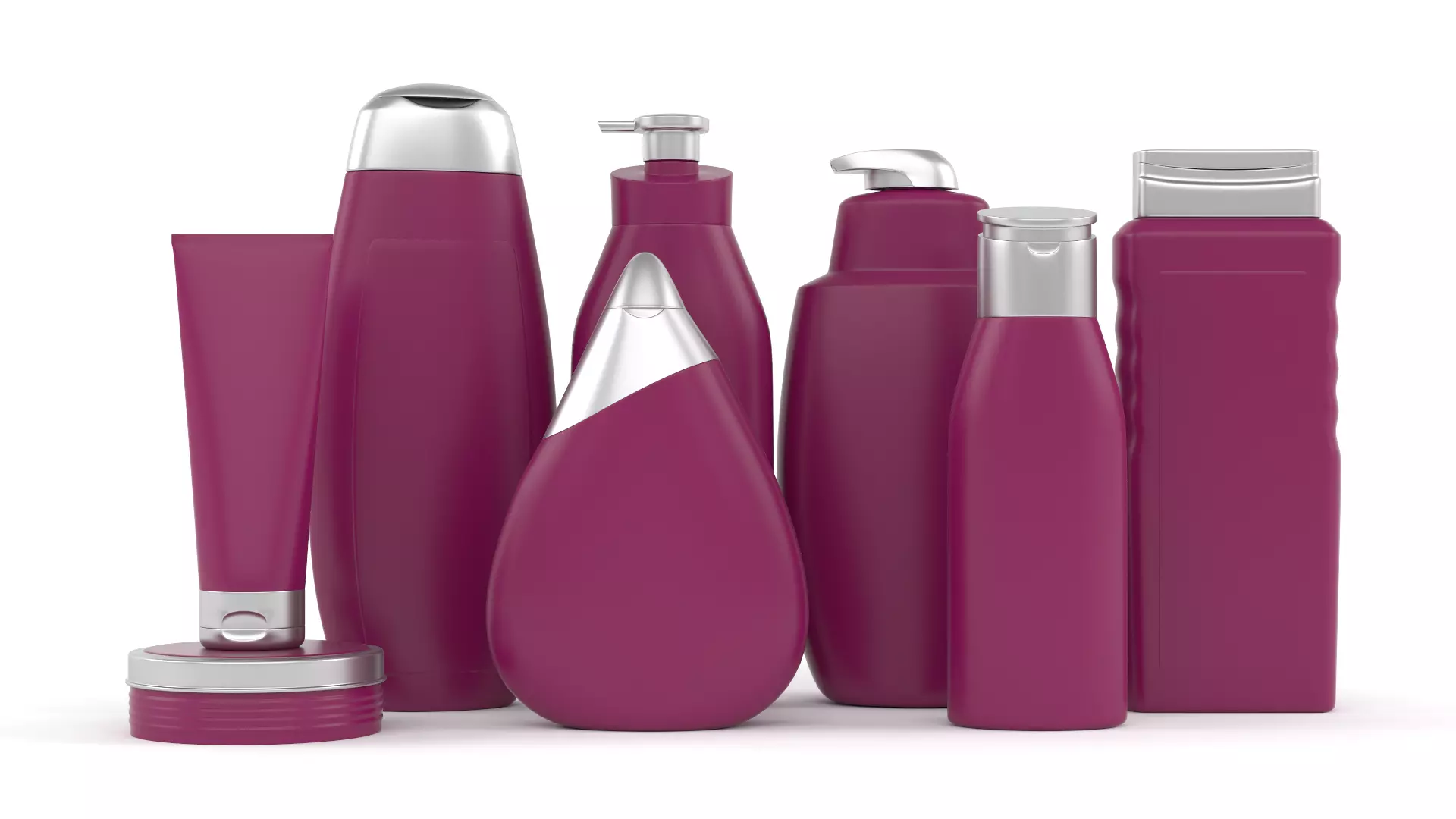 Plastic Bottle Collection 3D model_0