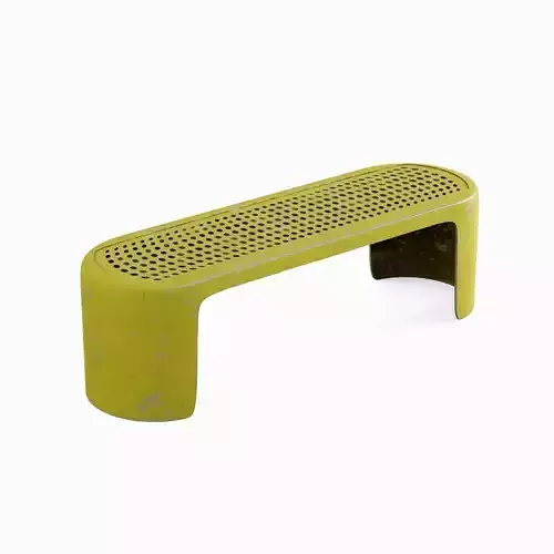 Old Metal Modern Bench 02