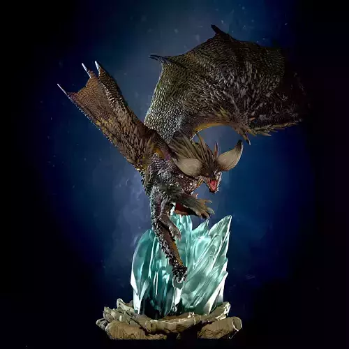 Nergigante - Monster Hunter World 3D print model