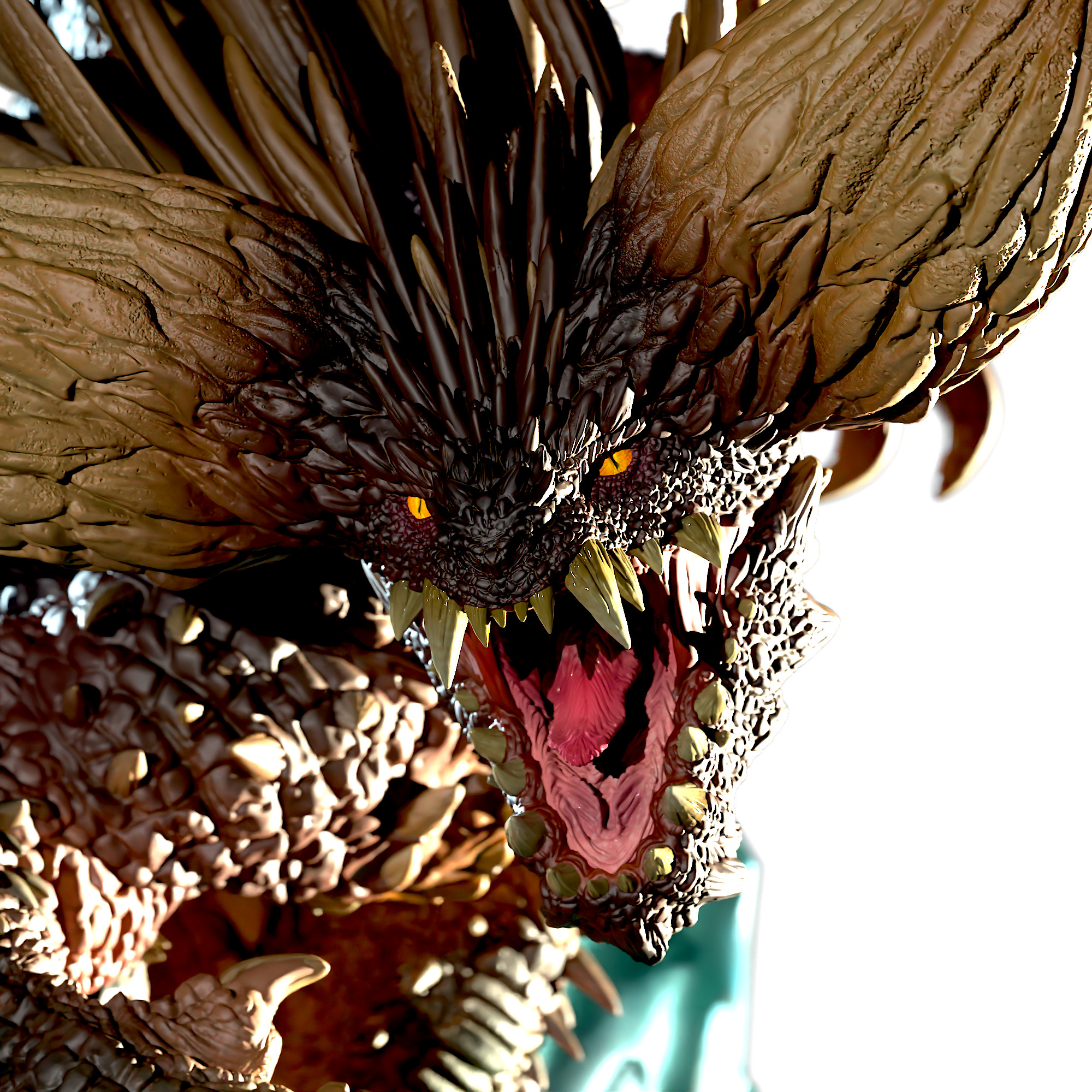 Nergigante - Monster Hunter World 3D print model_1