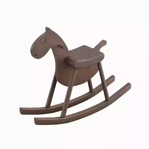 Wooden Rocking Horse 02
