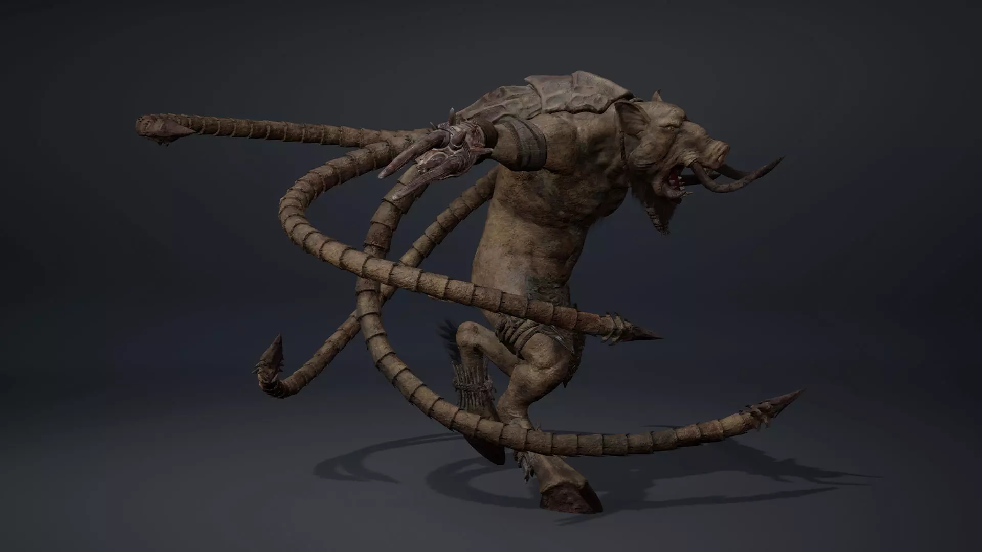 Thundermoon Fatty Brutal Low-poly 3D model_0