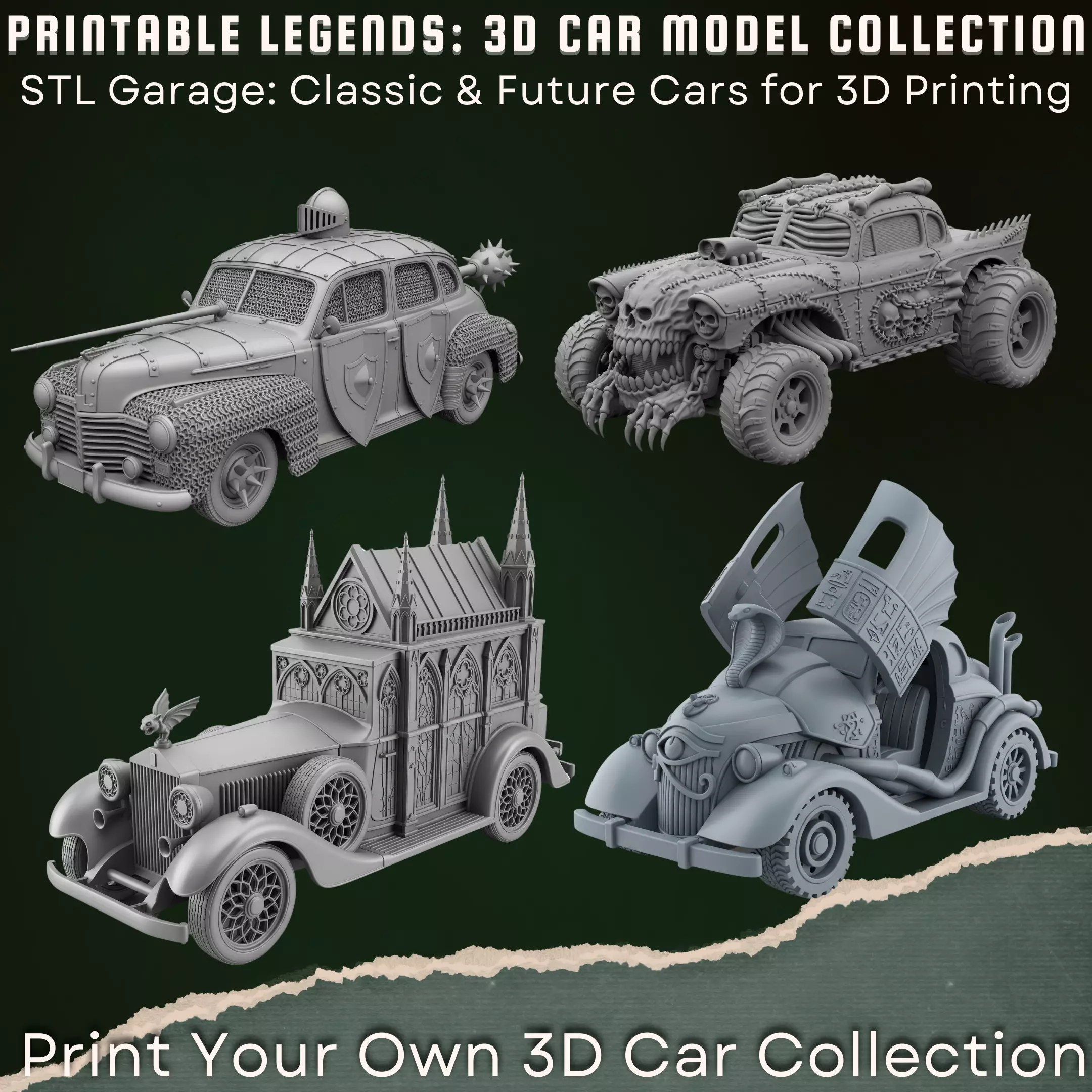 Fantasy Vehicle Collection 3D print model