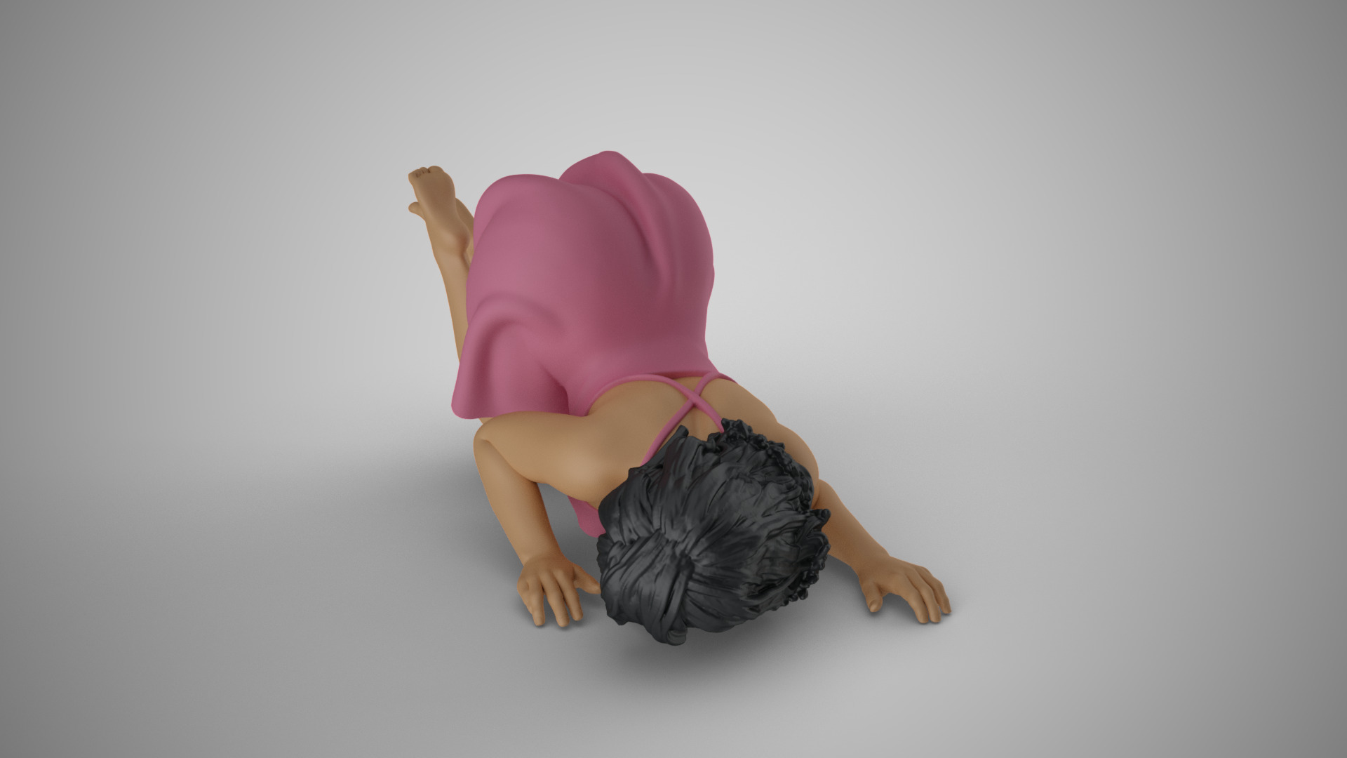 Woman Having Fun 2 3D print model_9