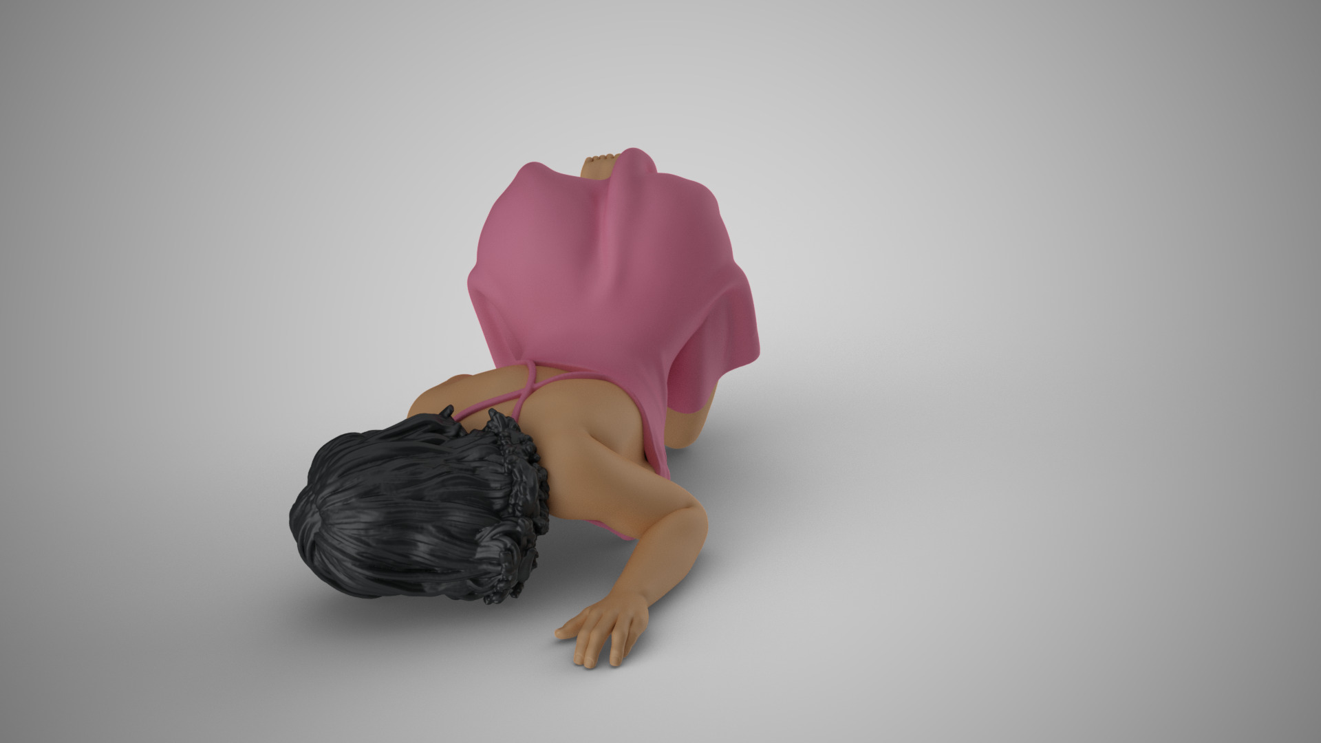 Woman Having Fun 2 3D print model_8