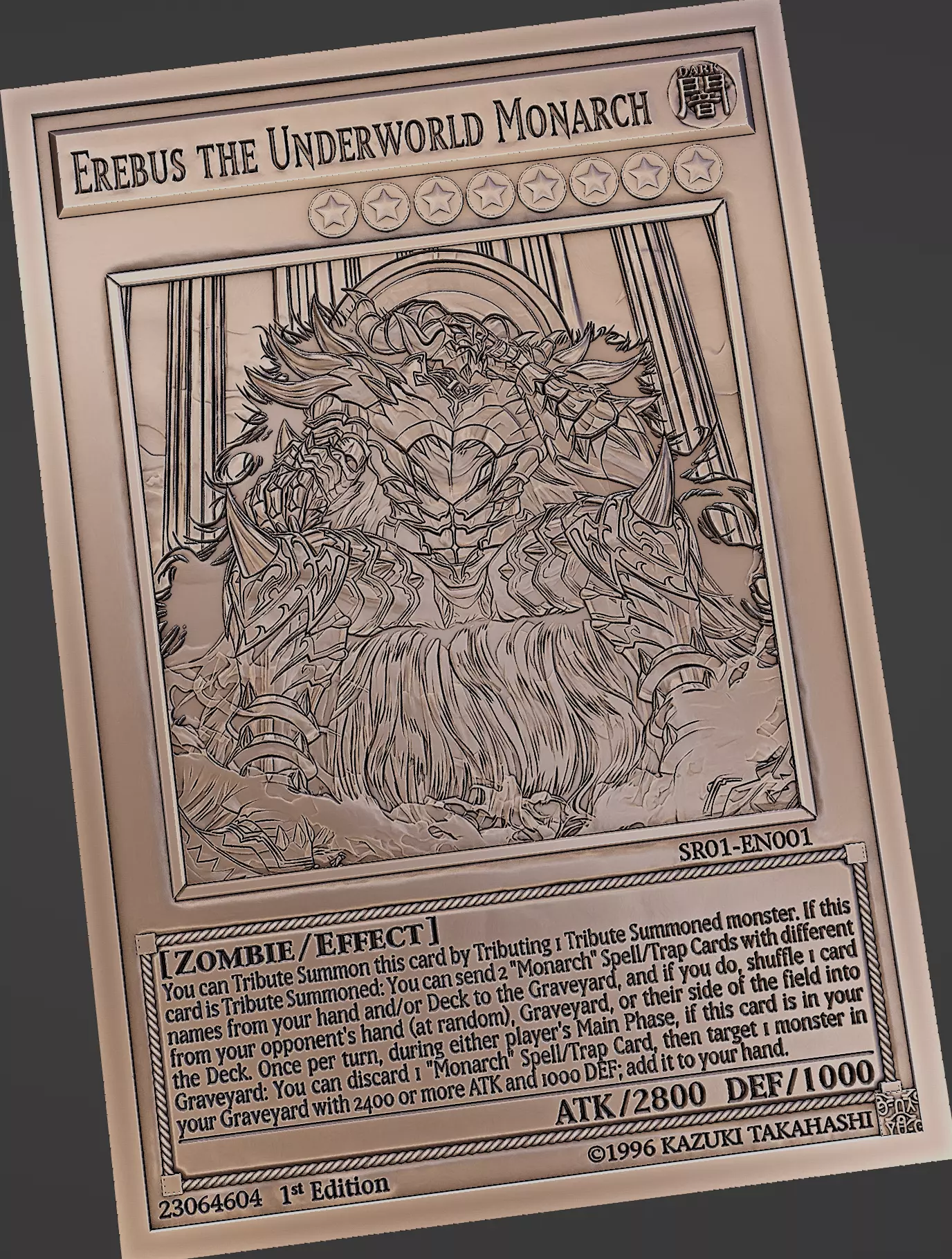 Erebus the Underworld Monarch - yu-gi-oh Free 3D print model