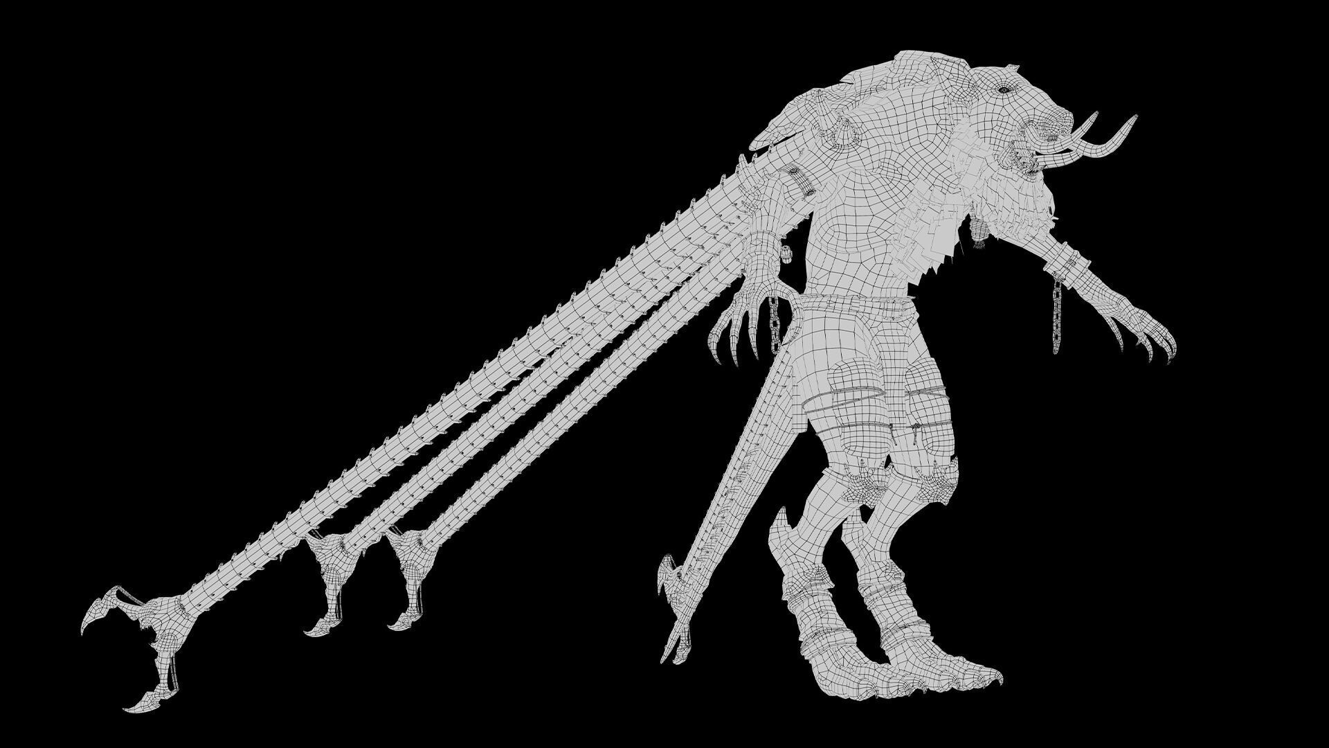 Thundermoon Spicky Low-poly 3D model_18