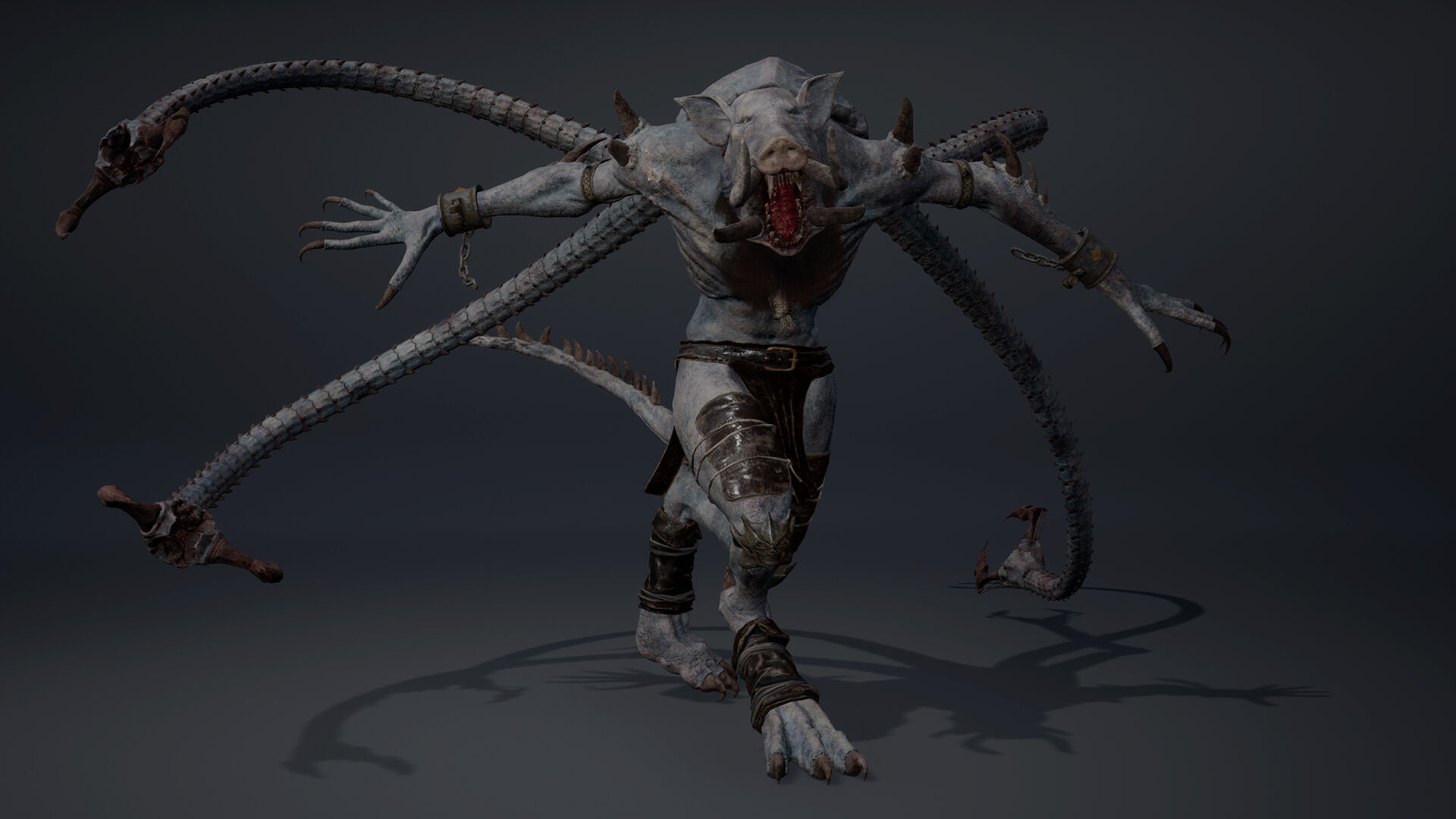 Thundermoon Spicky Low-poly 3D model_15