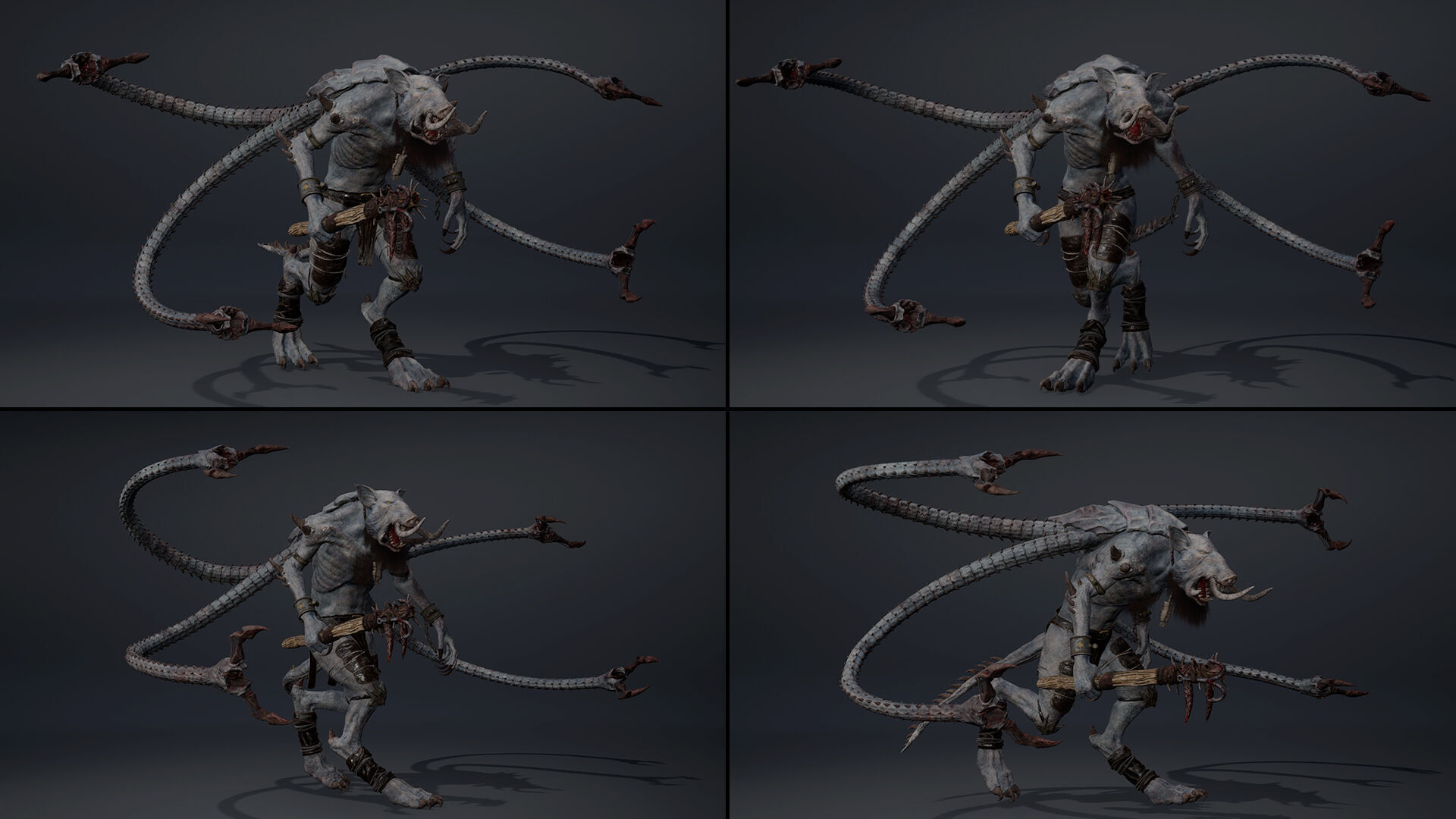 Thundermoon Spicky Low-poly 3D model_13