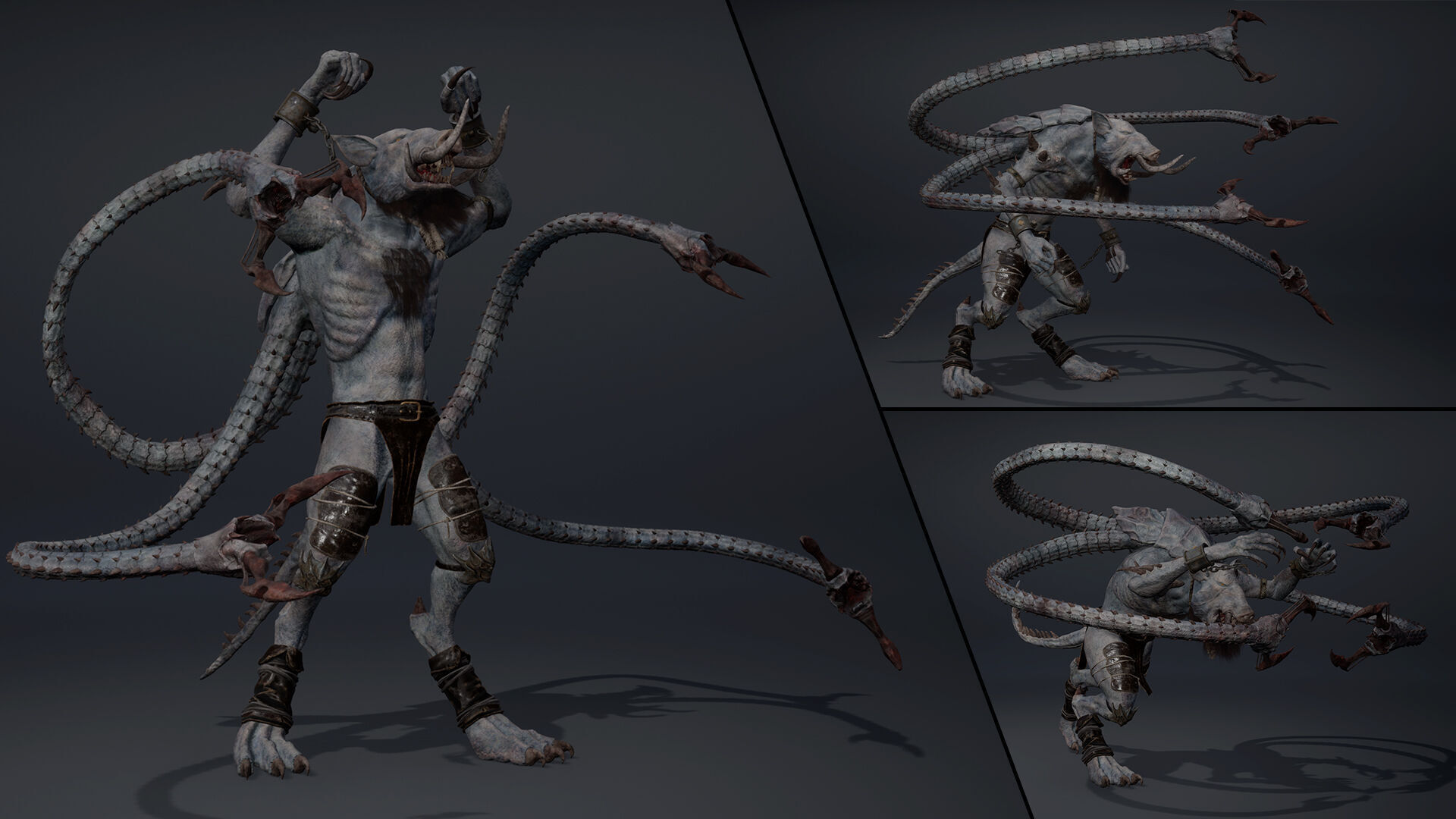 Thundermoon Spicky Low-poly 3D model_8