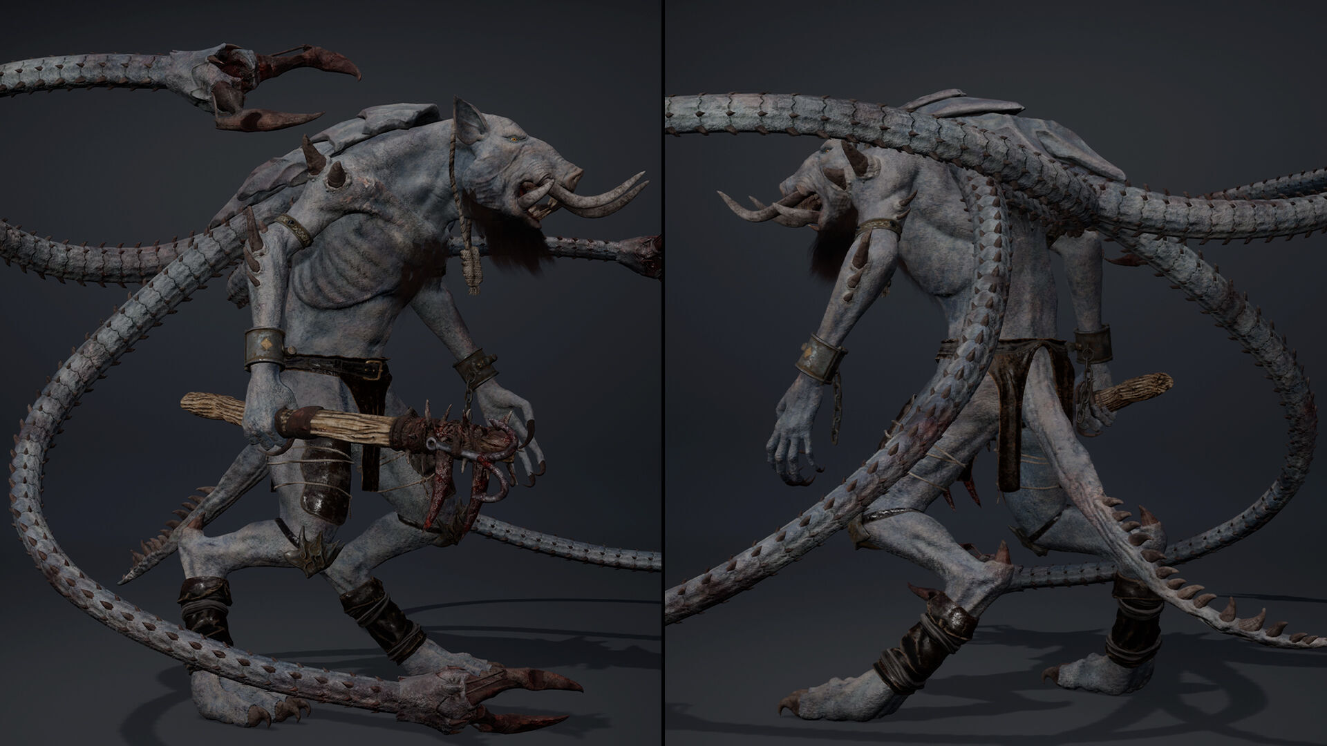 Thundermoon Spicky Low-poly 3D model_5