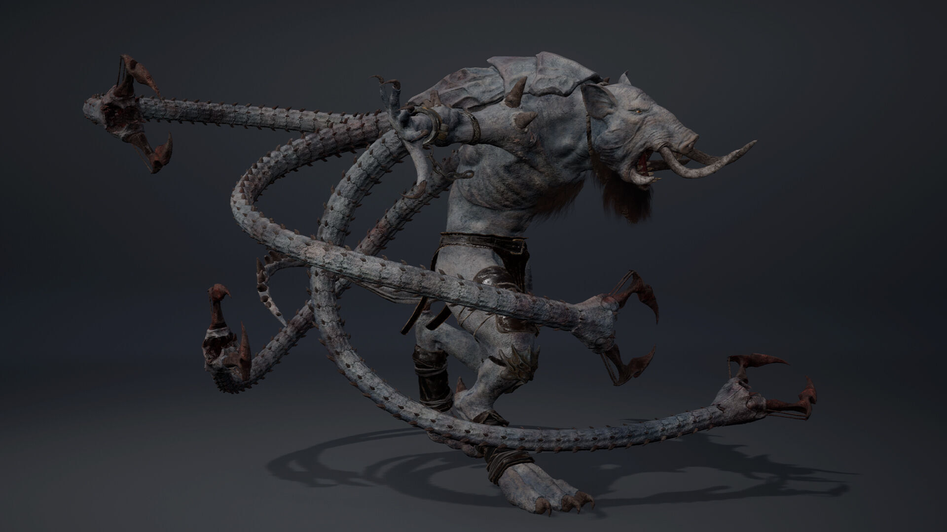 Thundermoon Spicky Low-poly 3D model_9