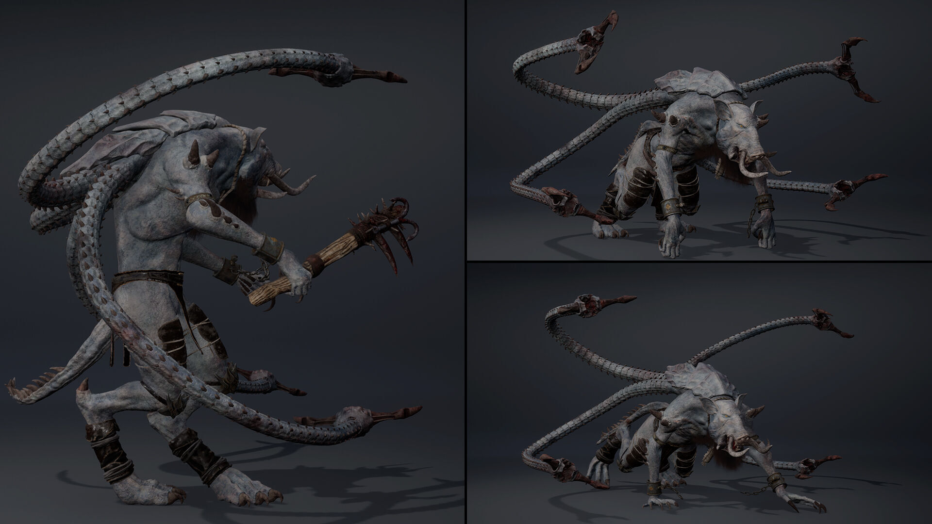 Thundermoon Spicky Low-poly 3D model_7