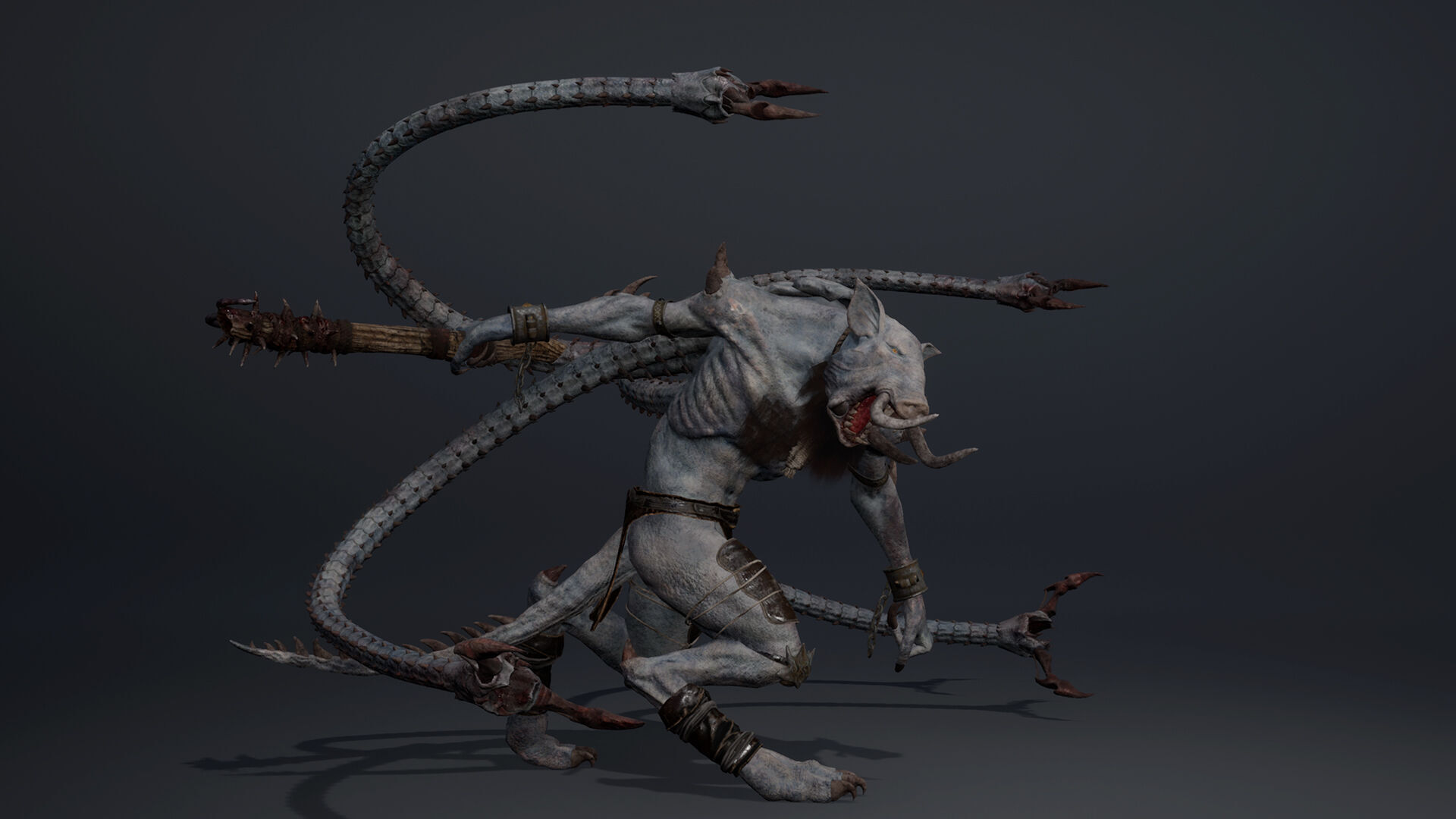 Thundermoon Spicky Low-poly 3D model_10