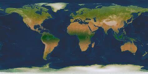 world globe 3D 3D model_1