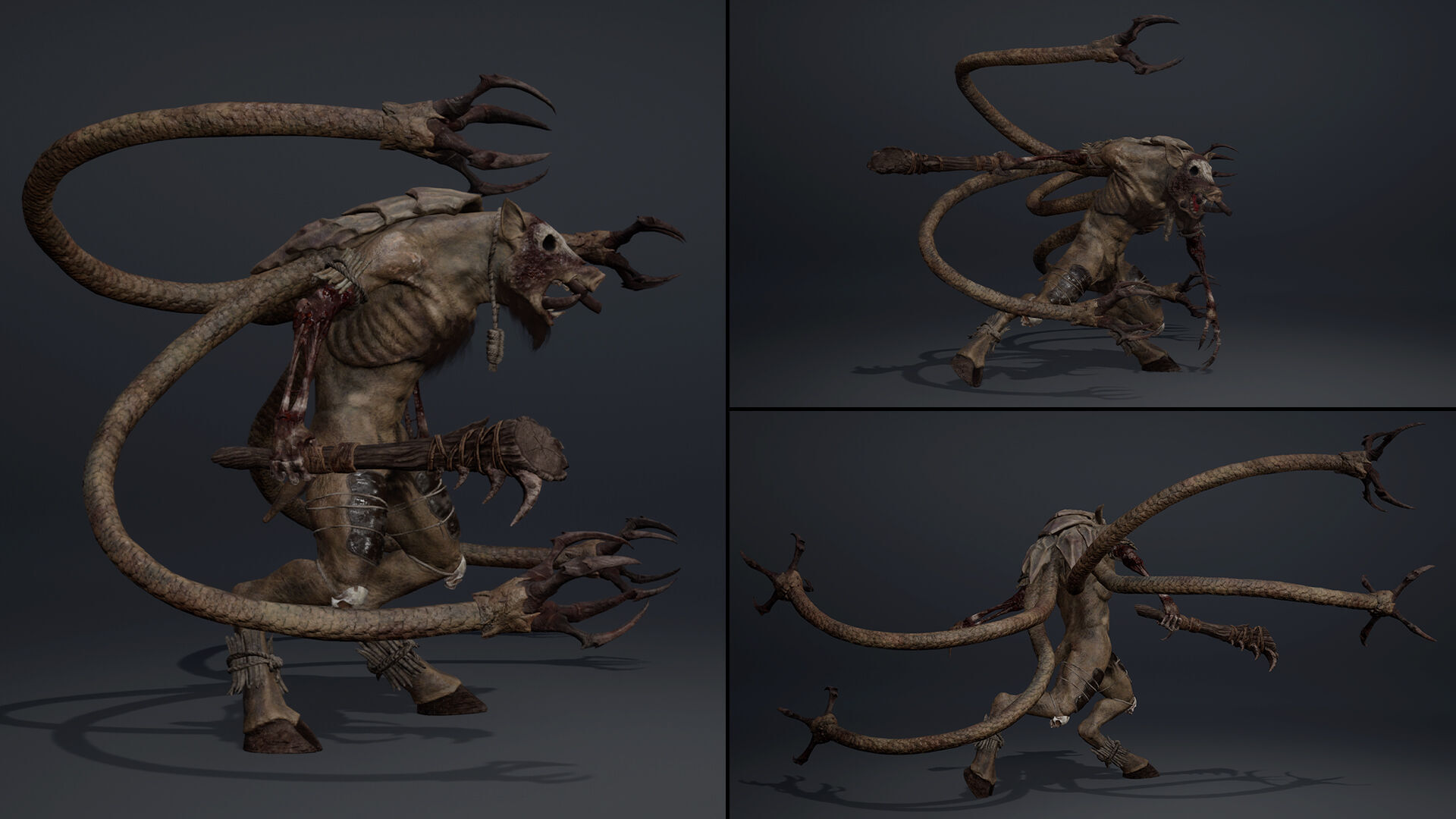 Thundermoon Furry Low-poly 3D model_6