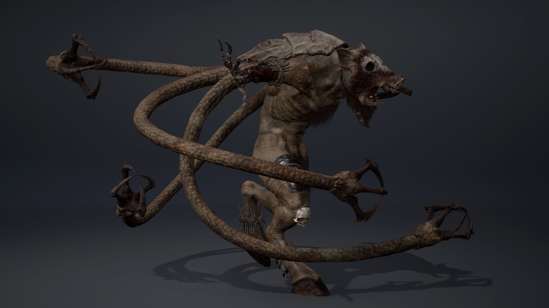 Thundermoon Furry Low-poly 3D model_9