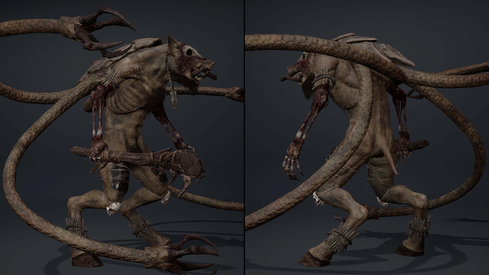 Thundermoon Furry Low-poly 3D model_5