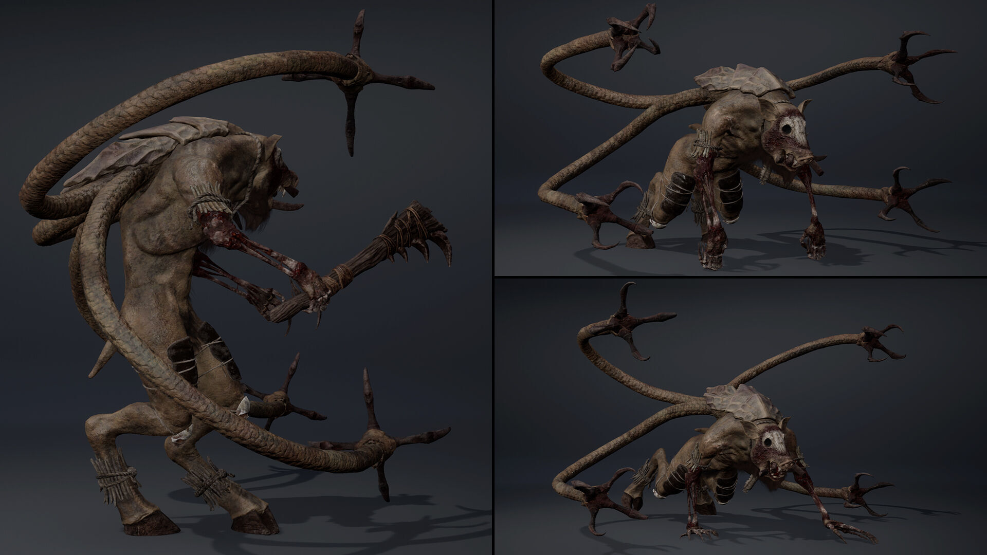 Thundermoon Furry Low-poly 3D model_8