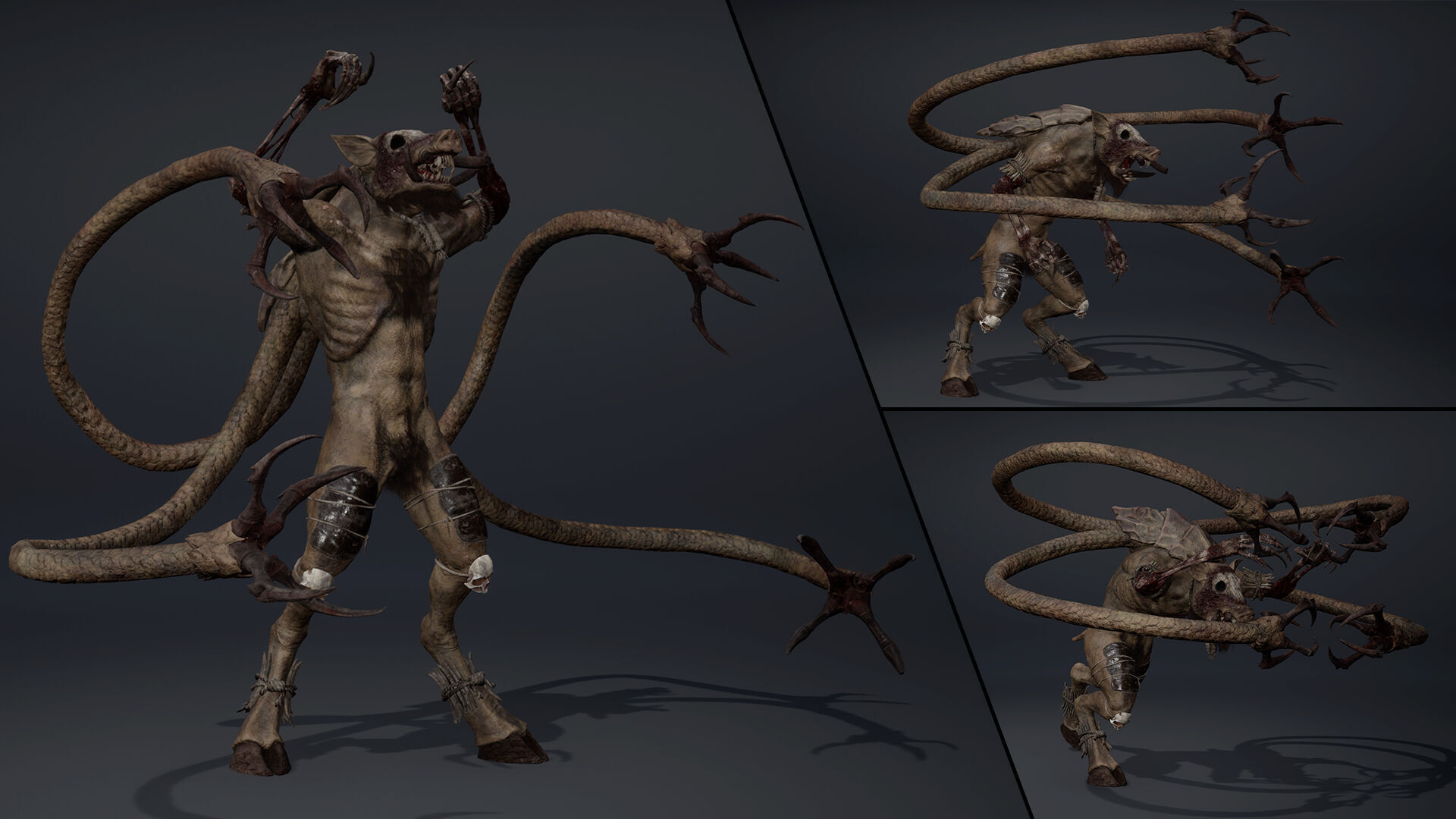 Thundermoon Furry Low-poly 3D model_7