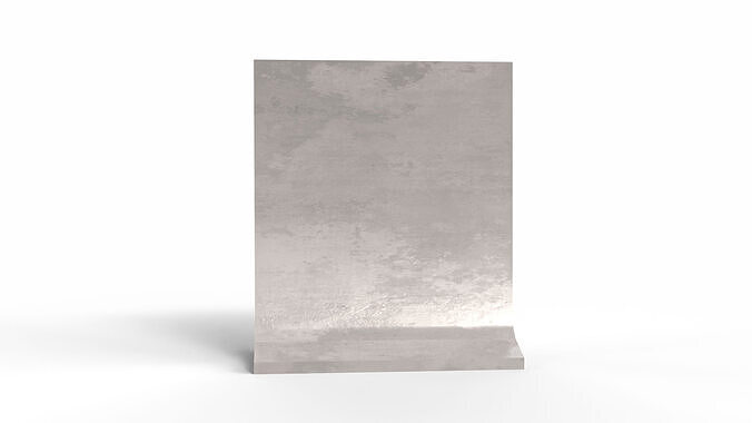 Concrete Barrier Low-poly 3D model
