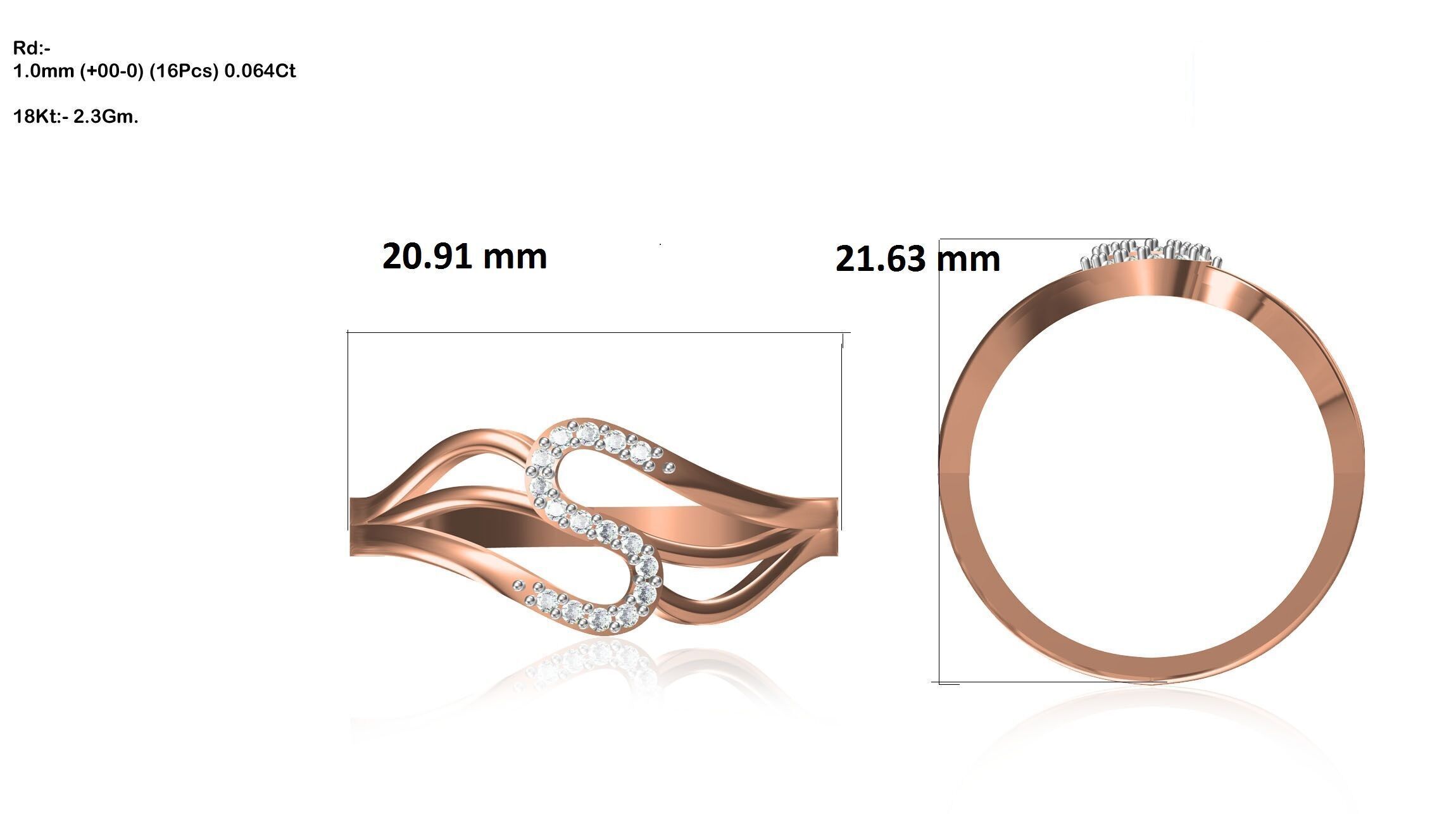  Women Ring Render 3dm STL MTL SLC JCD OBJ FBX Details 3D print model_24