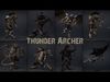 Thunder Archer Wing1 Low-poly 3D model_3