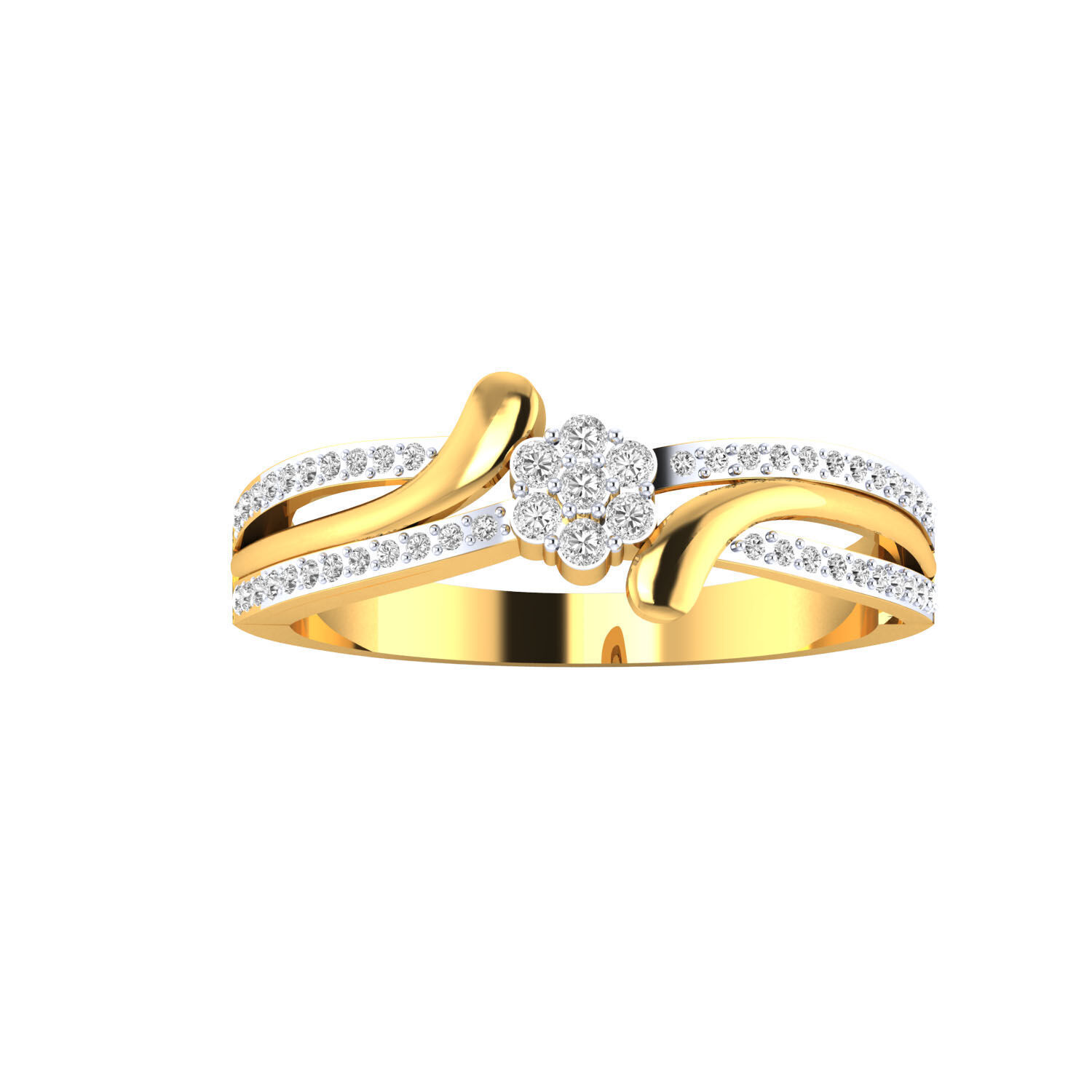  Women Ring Render 3dm STL MTL SLC JCD OBJ FBX Details 3D print model_8