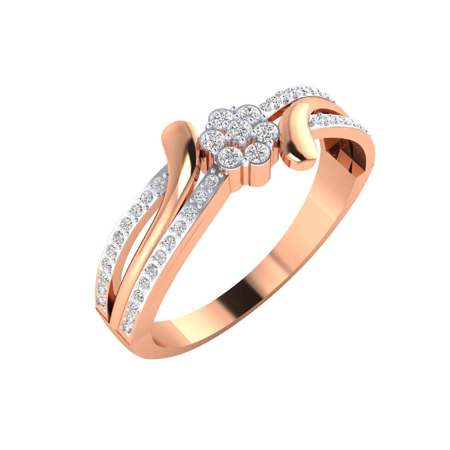  Women Ring Render 3dm STL MTL SLC JCD OBJ FBX Details 3D print model_1