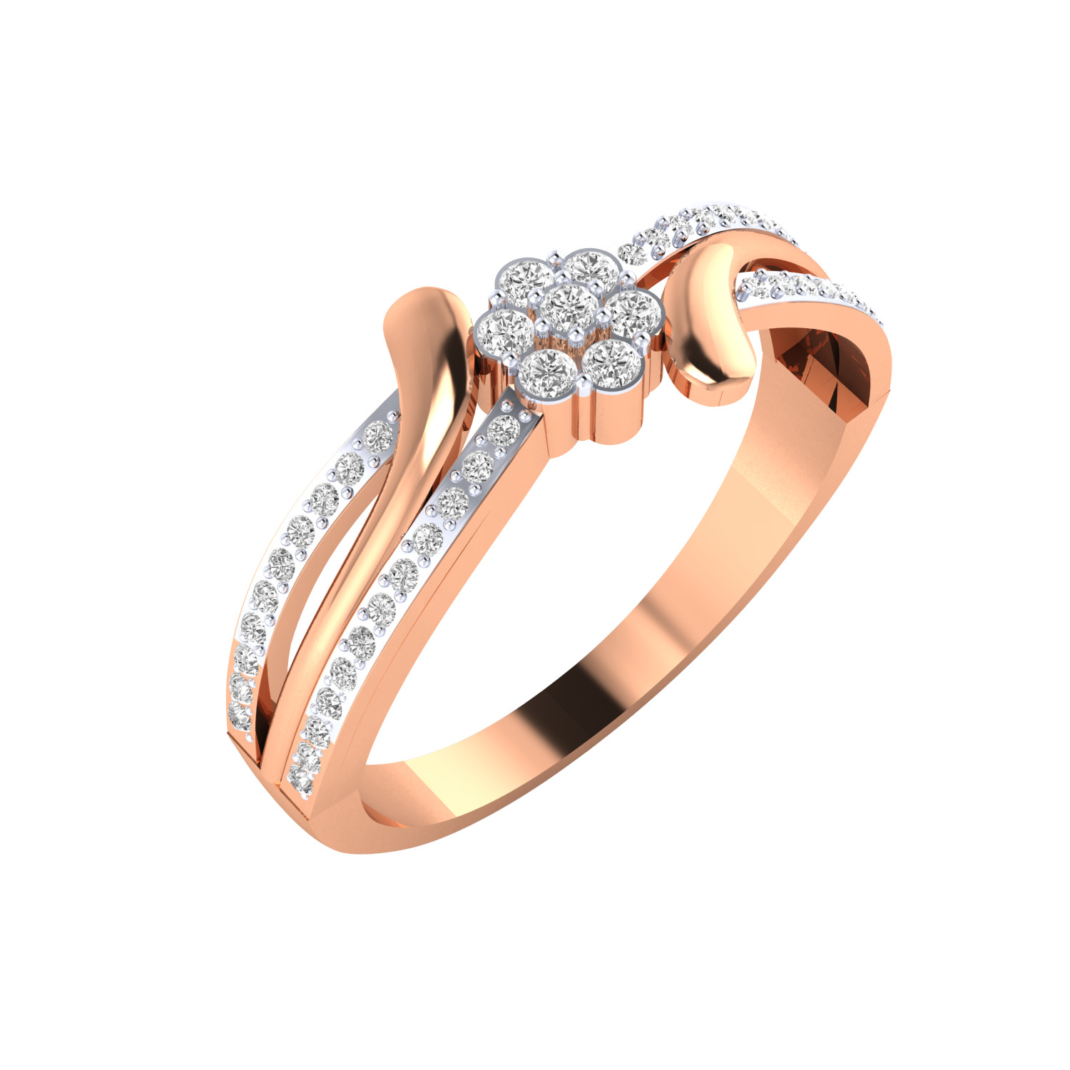  Women Ring Render 3dm STL MTL SLC JCD OBJ FBX Details 3D print model_20