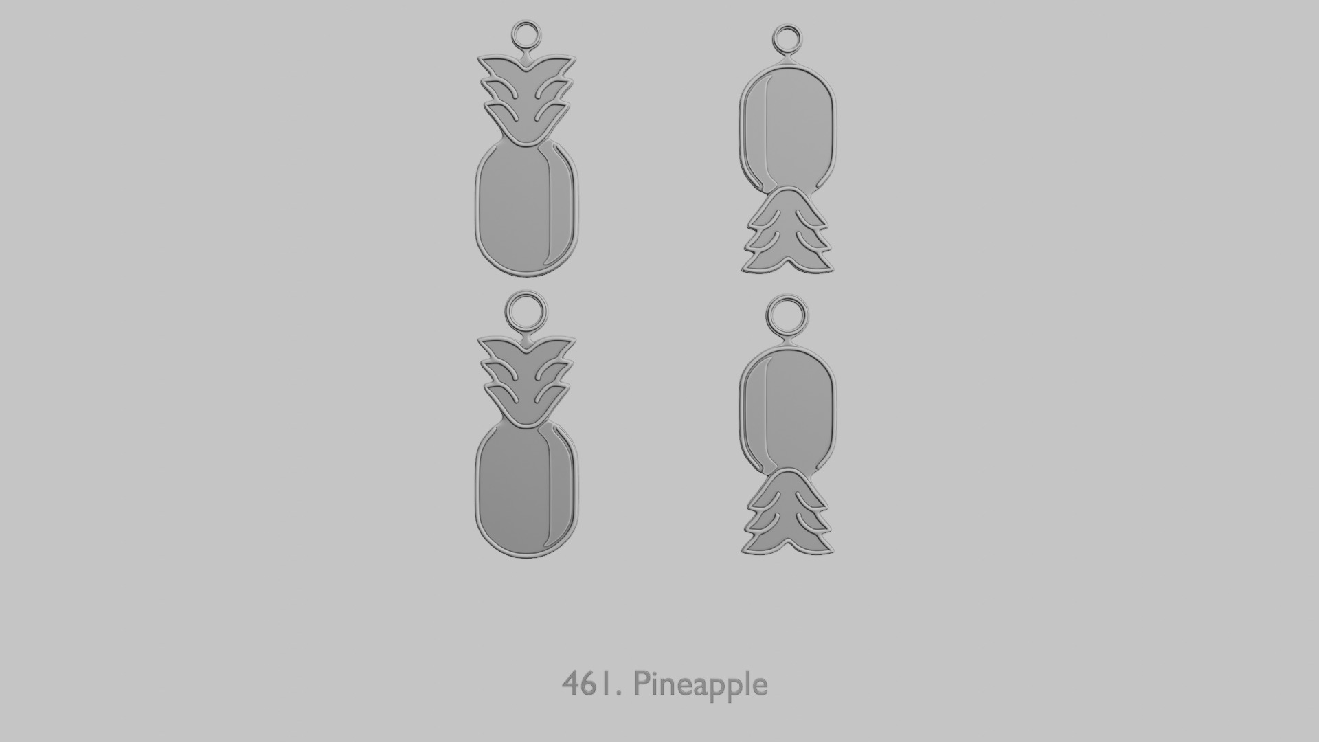Summer Vibes Printable Pendant Set 3D print model_33