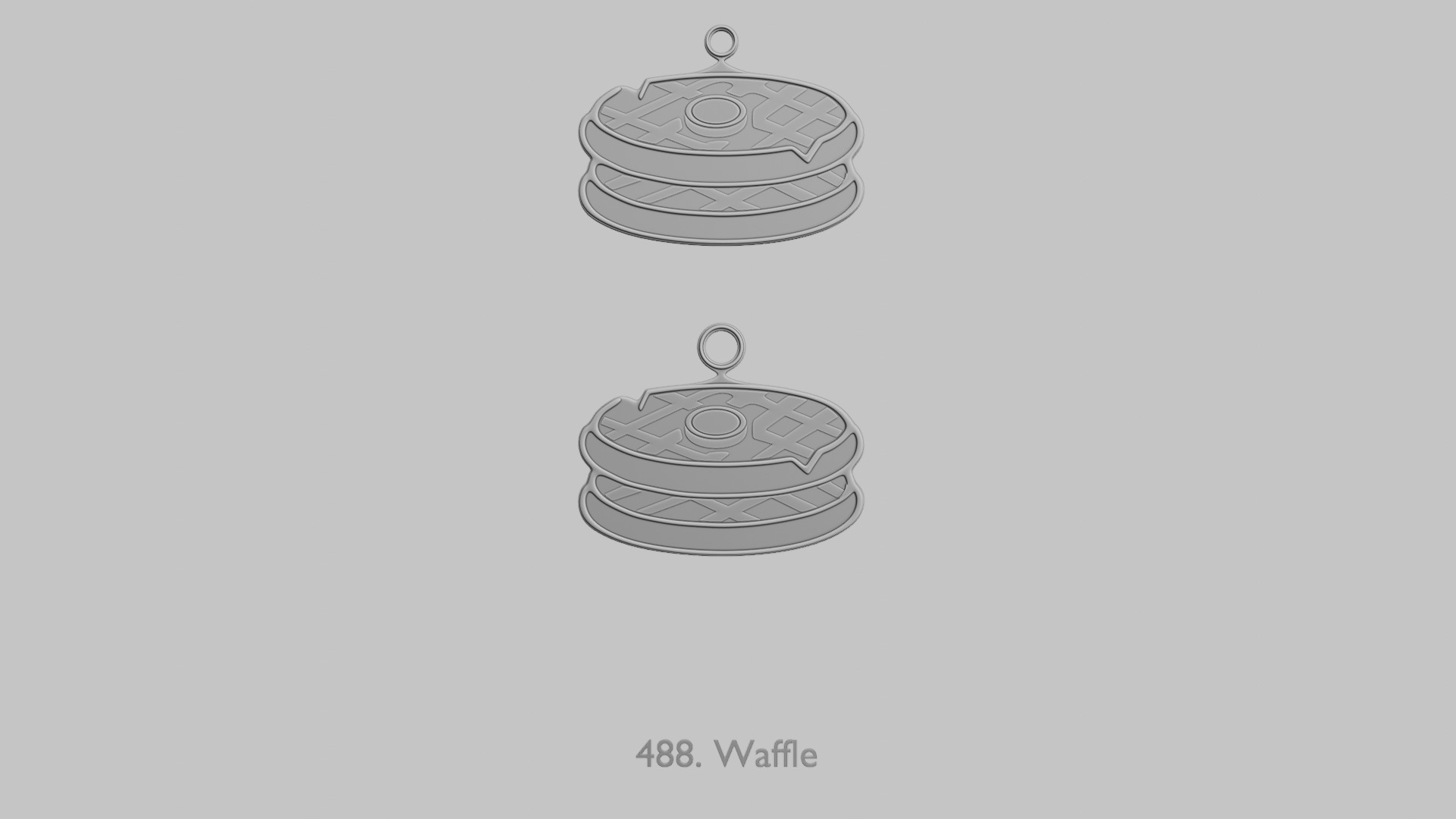 Summer Vibes Printable Pendant Set 3D print model_41