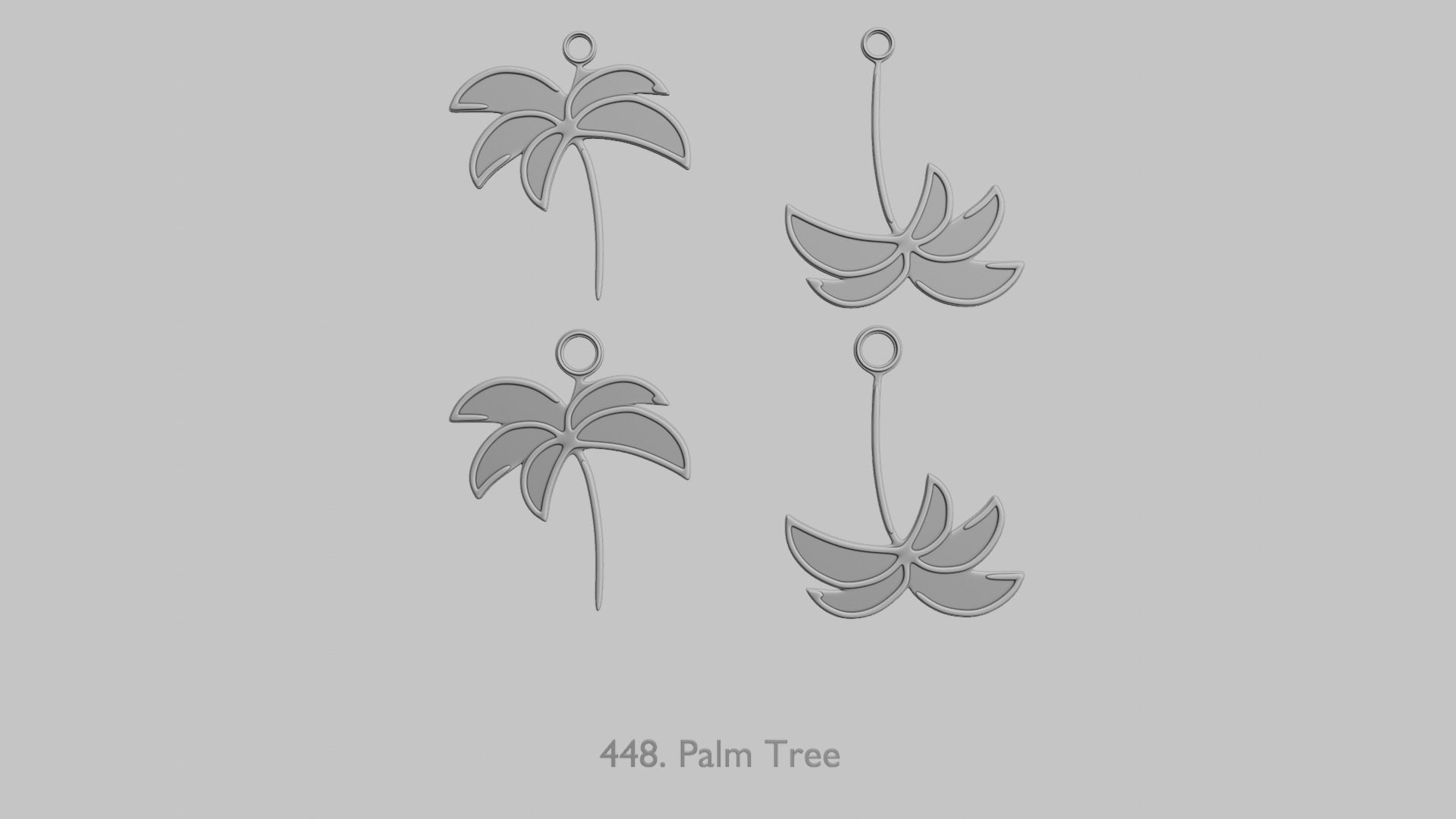 Summer Vibes Printable Pendant Set 3D print model_25